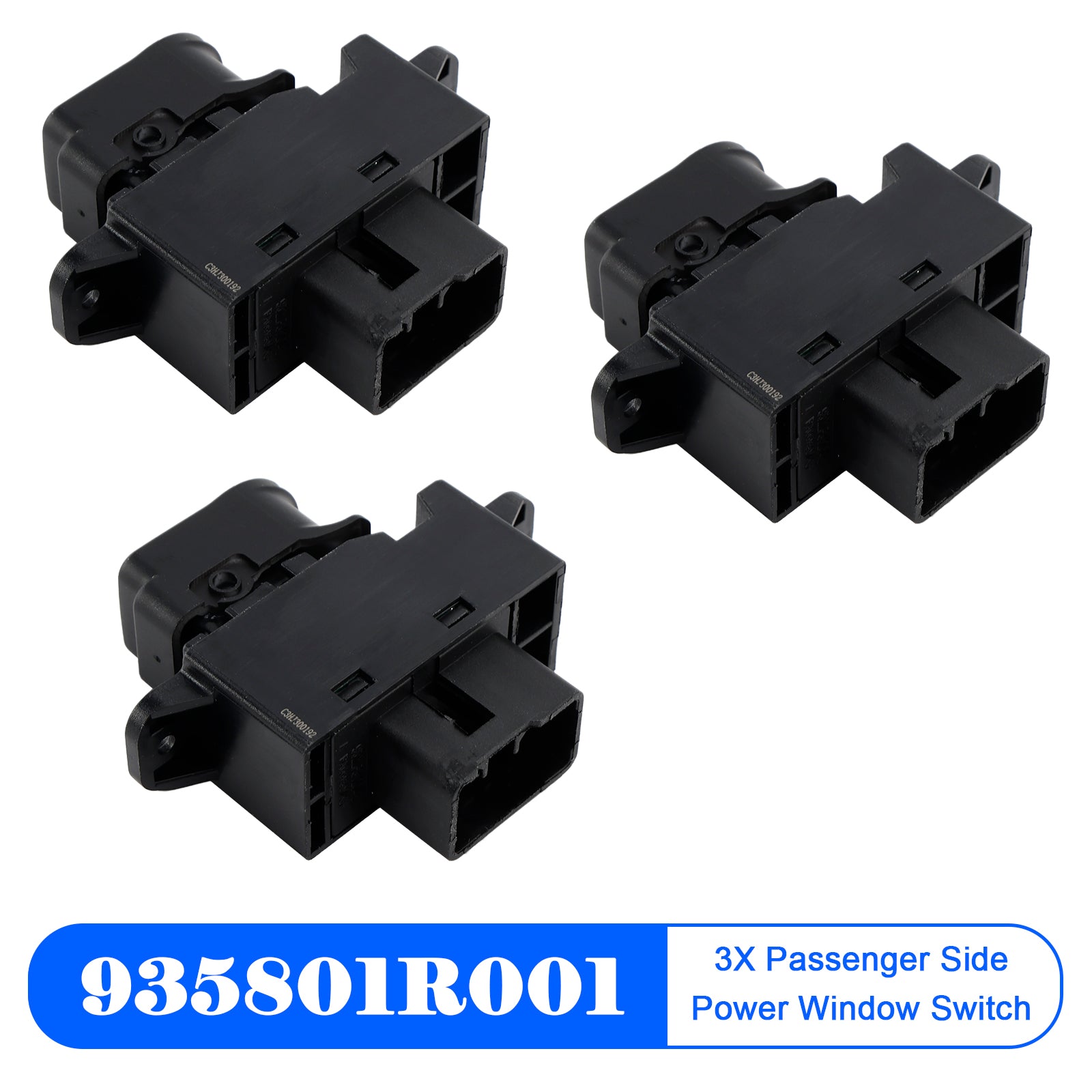3X Passenger Side Power Window Switch 935801R001 for Hyundai Accent 2011-2017