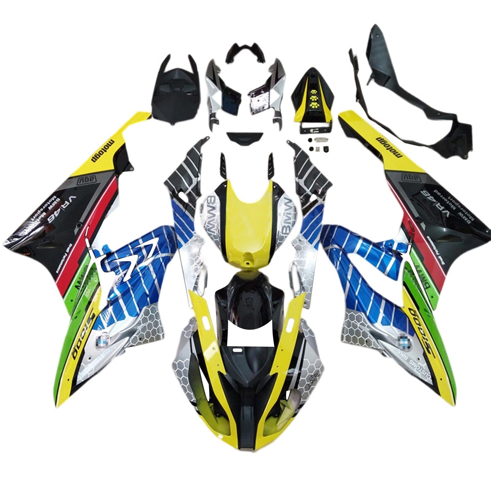 2015-2016 BMW S1000RR Fairing Kit Bodywork Plastic ABS