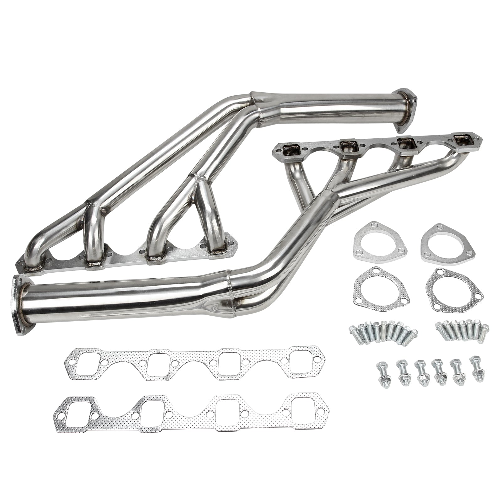 1964-1970 Ford Mustang 260/289/302/351W V8 Manifold Header V8 Tri-y Header Stainless Steel Generic