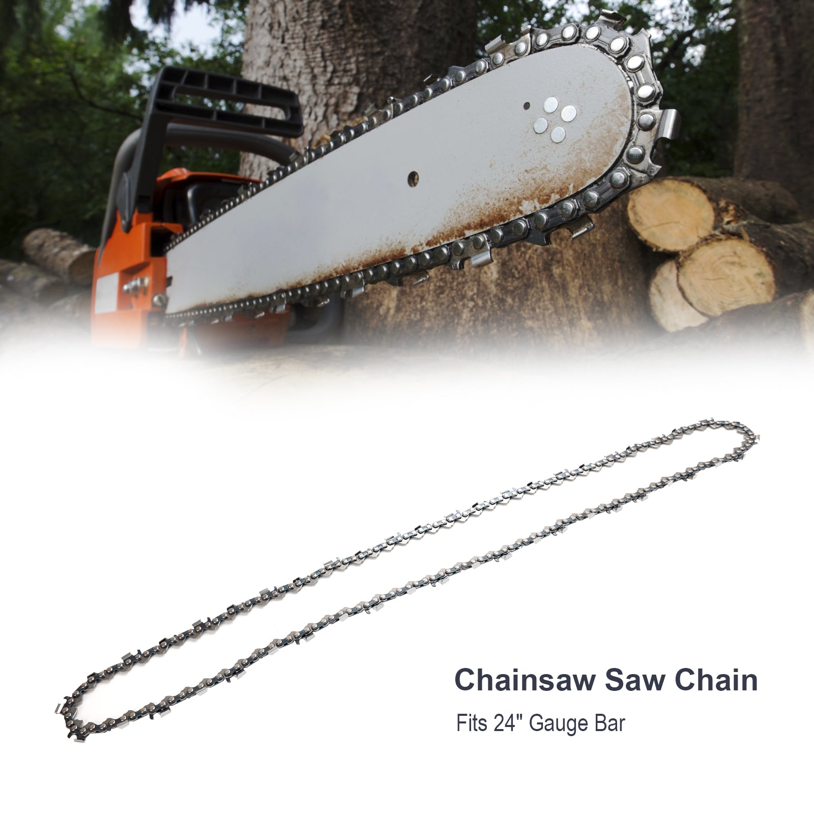 24" Chainsaw Saw Chain 325 pitch .778 gauge 94DL Drive Links Spare Replacement