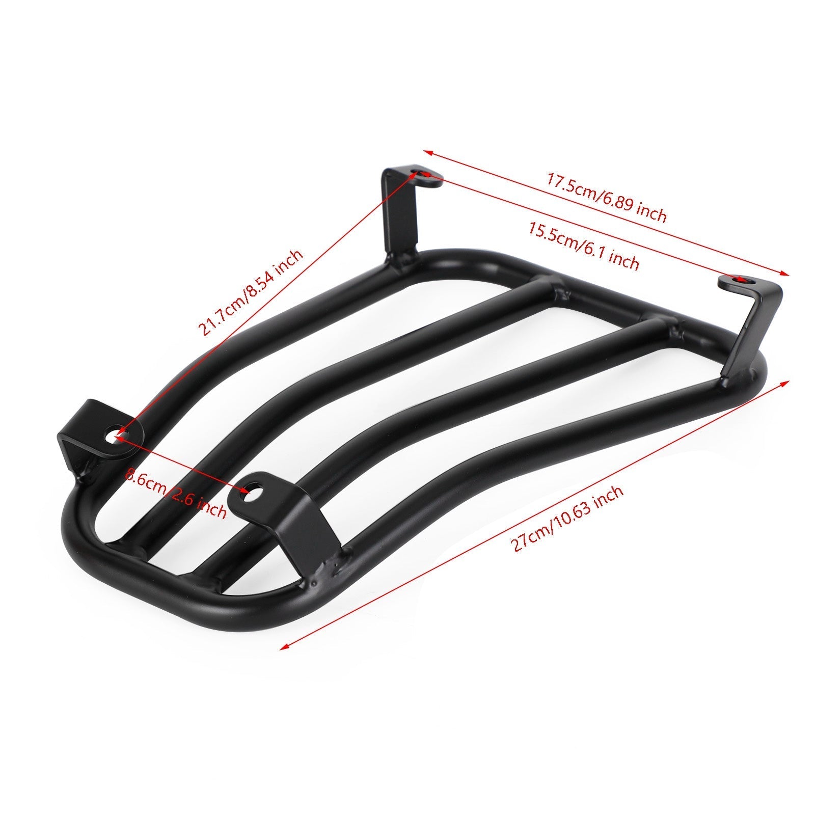 2011 Piaggio Vespa GTS 250 ABS Floor Board Rack Carrier Matt Black
