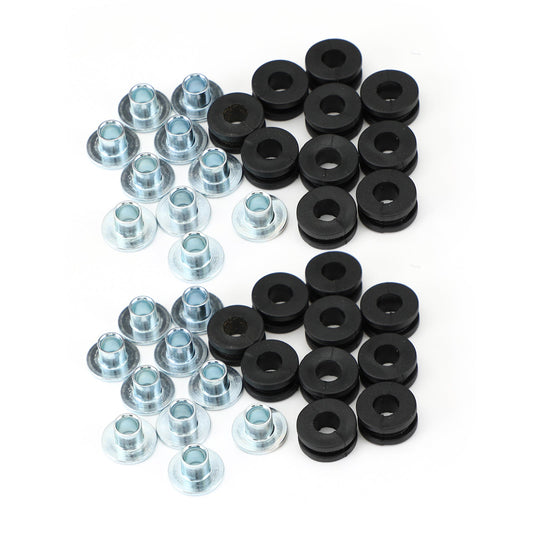 20 Pack Motorcycle Rubber Grommets Assortment Fit for Suzuki Fairing Universal