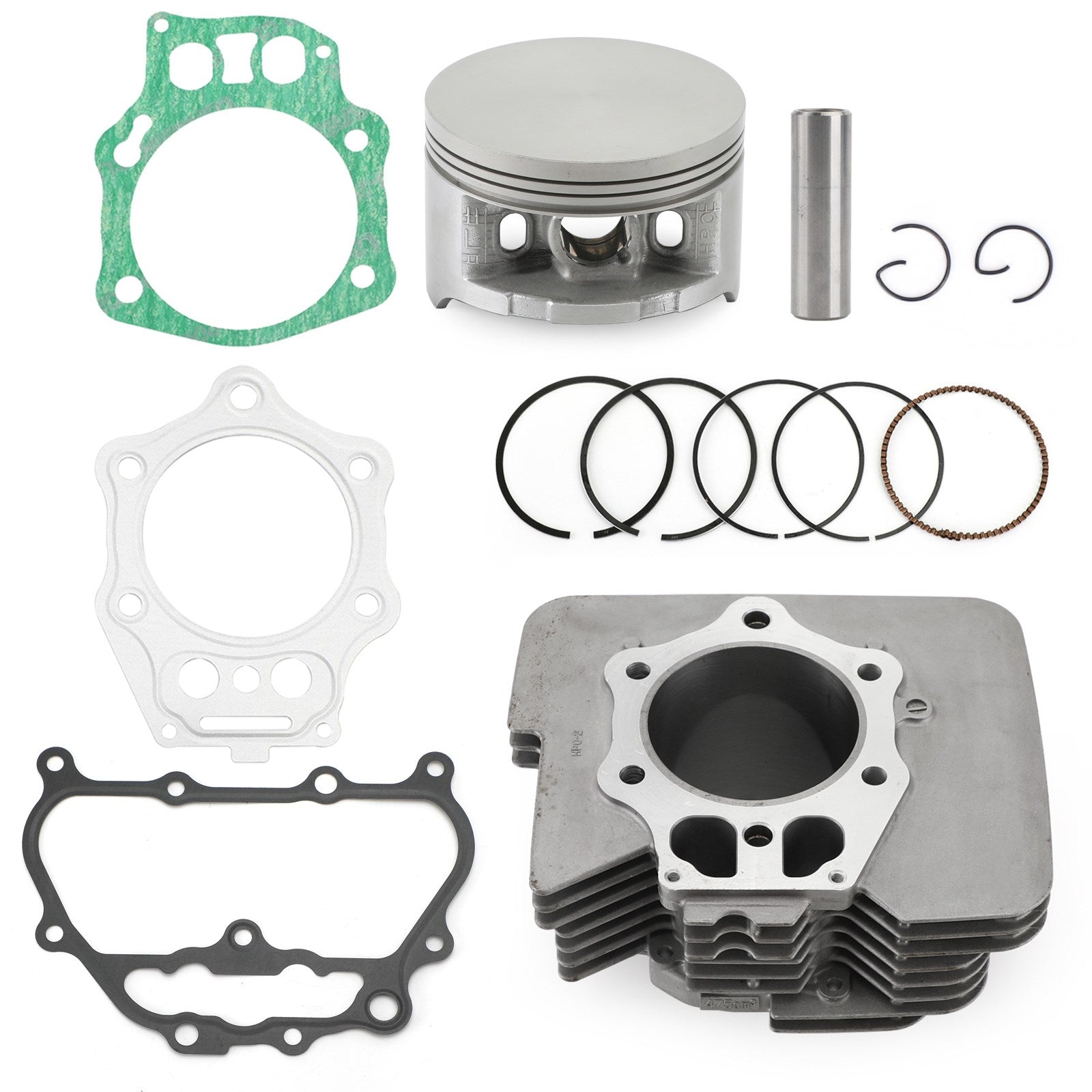 2005-2011 Honda TRX500FM/FE Fourtrax Foreman 4x4/S/ES Cylinder Jug Piston Kit 12100-HP0-A00 12251-HP0-A00