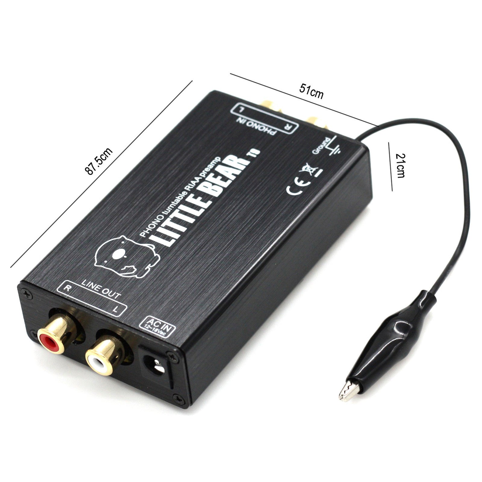 T9 Phono Preamp Preamplifier MM Phono Stage Preamp LP Vinyl Record Player