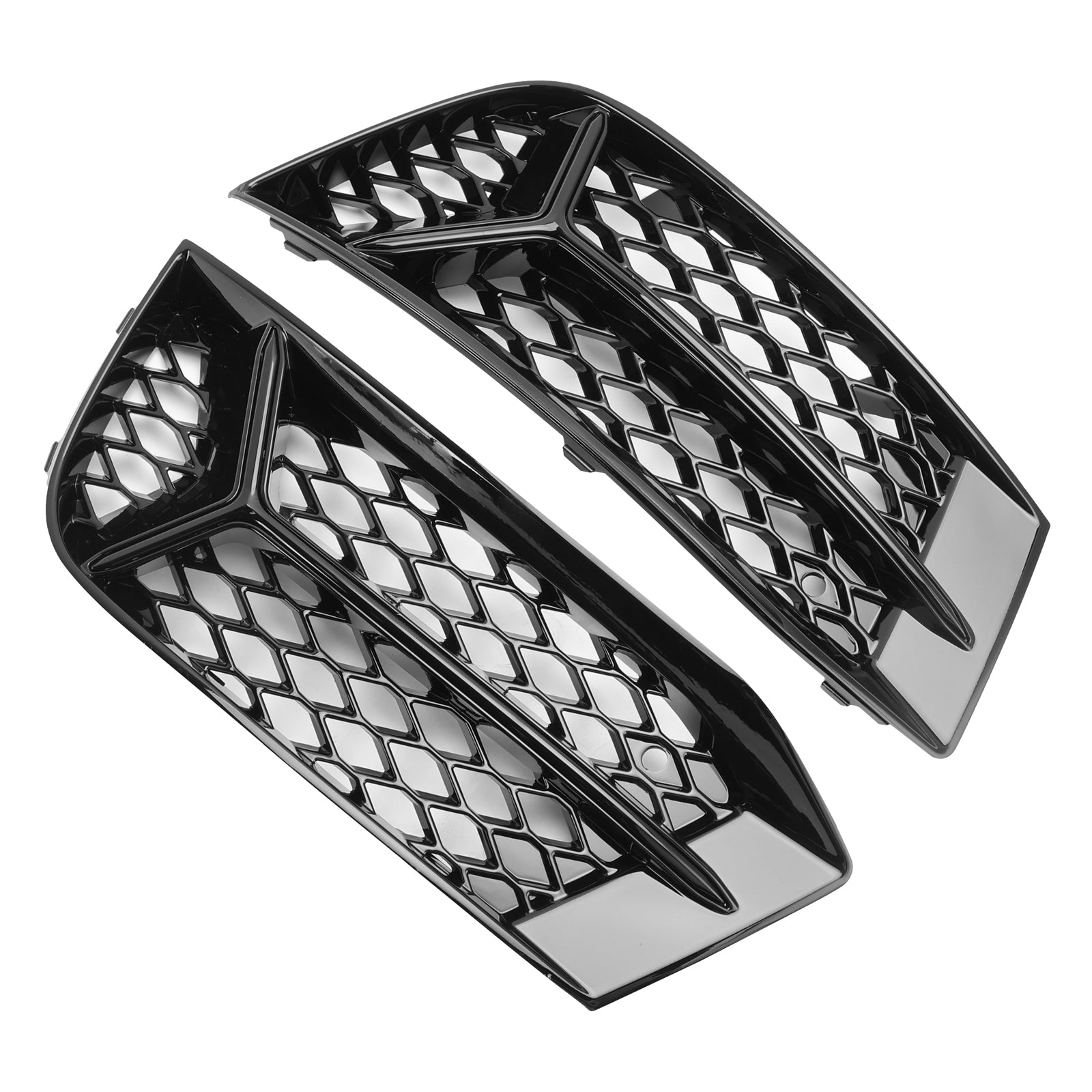 2017-2020 Audi A3 Front Bumper Grill Fog Light Cover Lamp Frame Trim