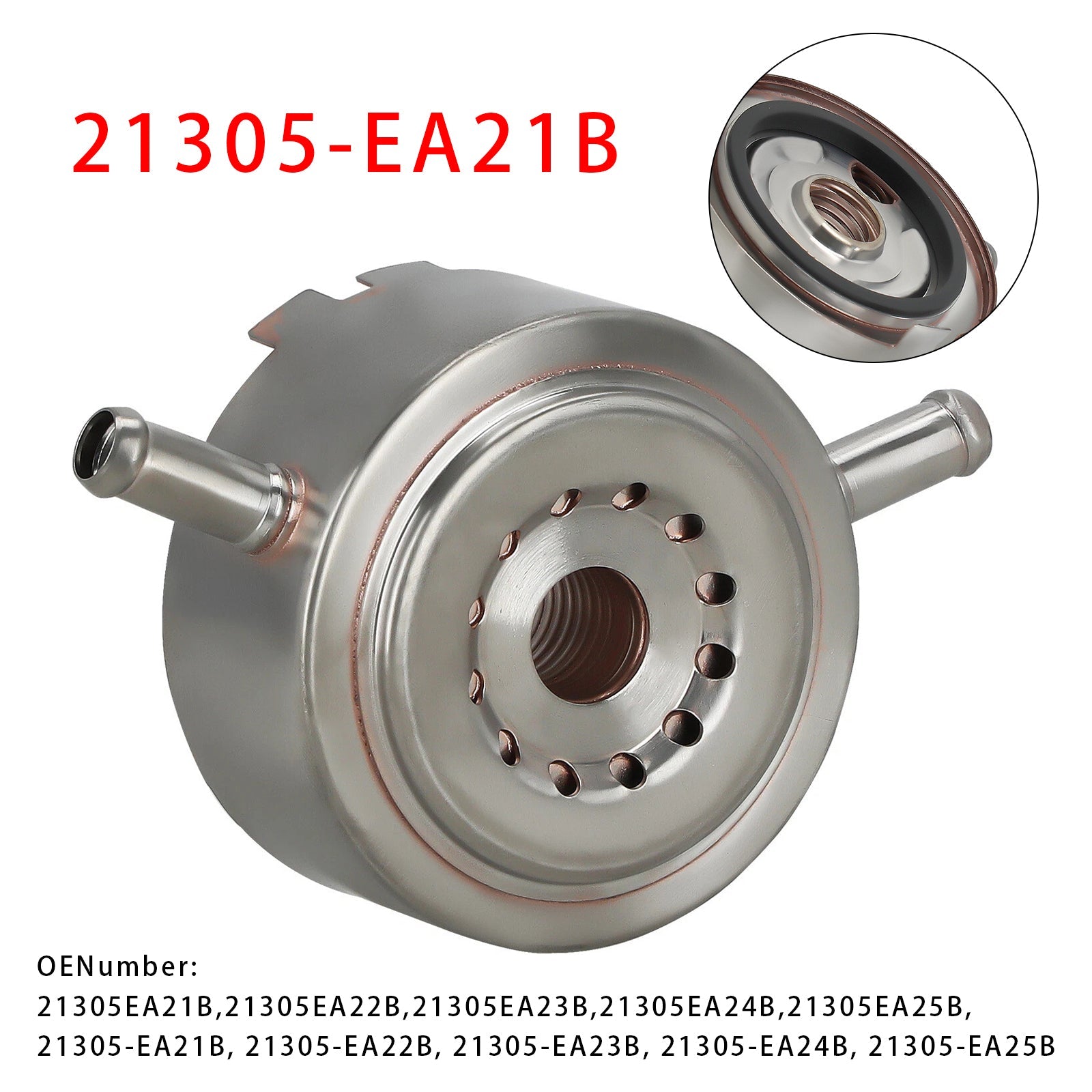 2008-2015 Nissan Xterra Base Camp, Off-Road, PRO-4X, S, SE, X|6 Cyl 4.0L VQ40DE Oil Cooler 21305-EA21B 21305EA21B