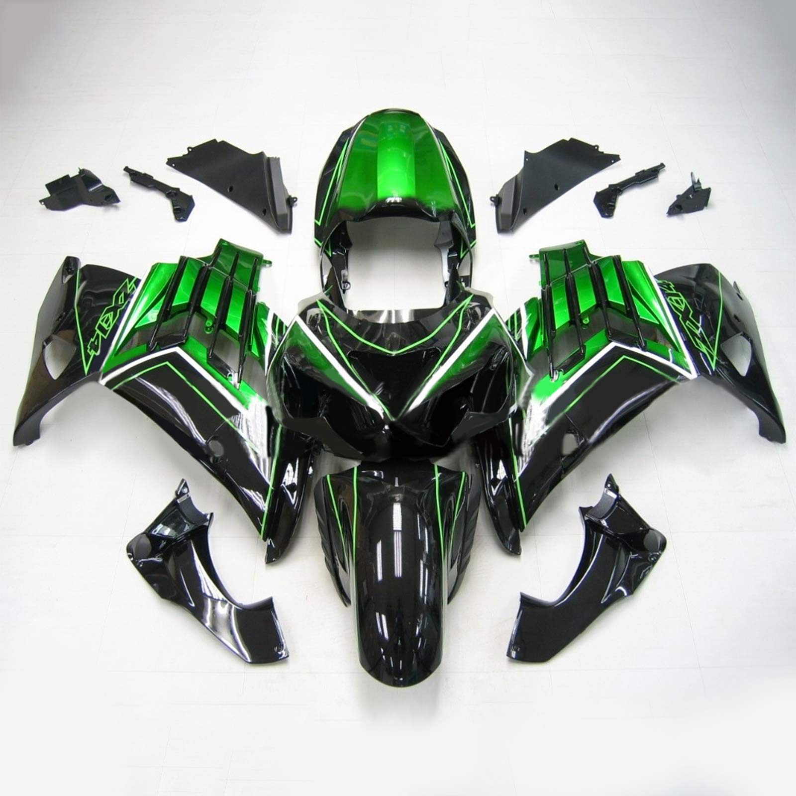 2012-2025 Kawasaki ZX14R Injection Fairing Kit Bodywork Plastic ABS #104