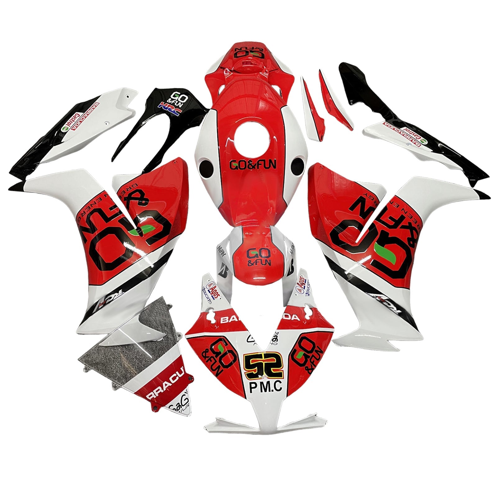 2012-2016 Honda CBR1000RR Injection Fairing Kit Bodywork Plastic ABS
