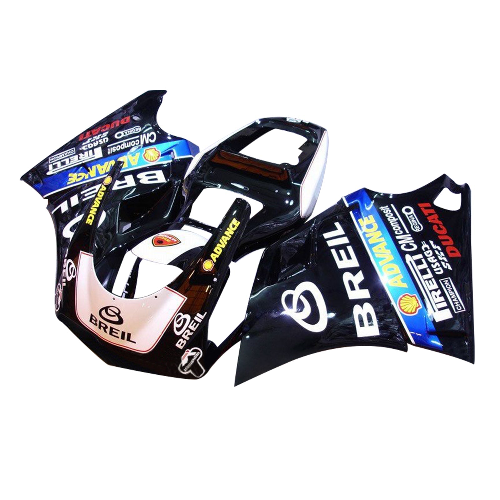 1996-2002 Ducati 996 748 916 998 Fairing Kit Bodywork ABS #103