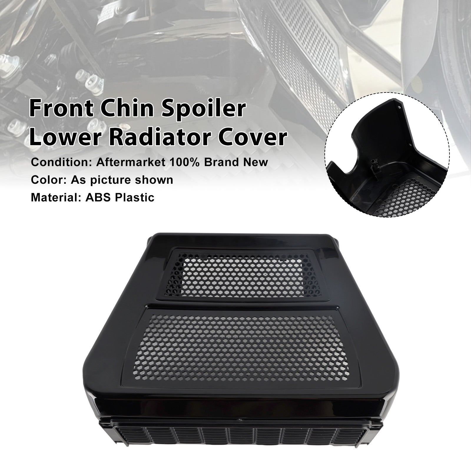 2024-2025 Harley Road Glide FLTRX Lower Chin Spoilers Radiator Guard Cover