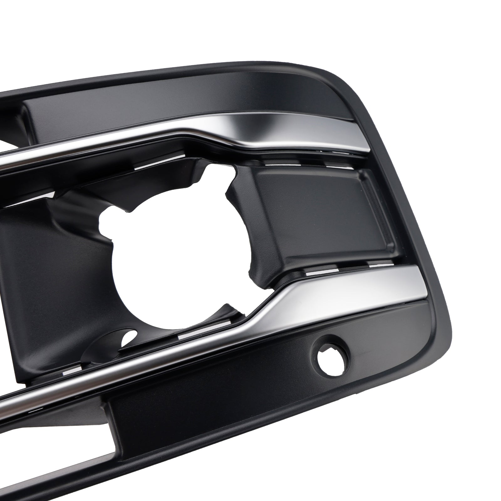 2016-2019 Fit Audi Q7 2PCS Front Bumper Fog Light Grille Cover 4M0807682AA4W3
