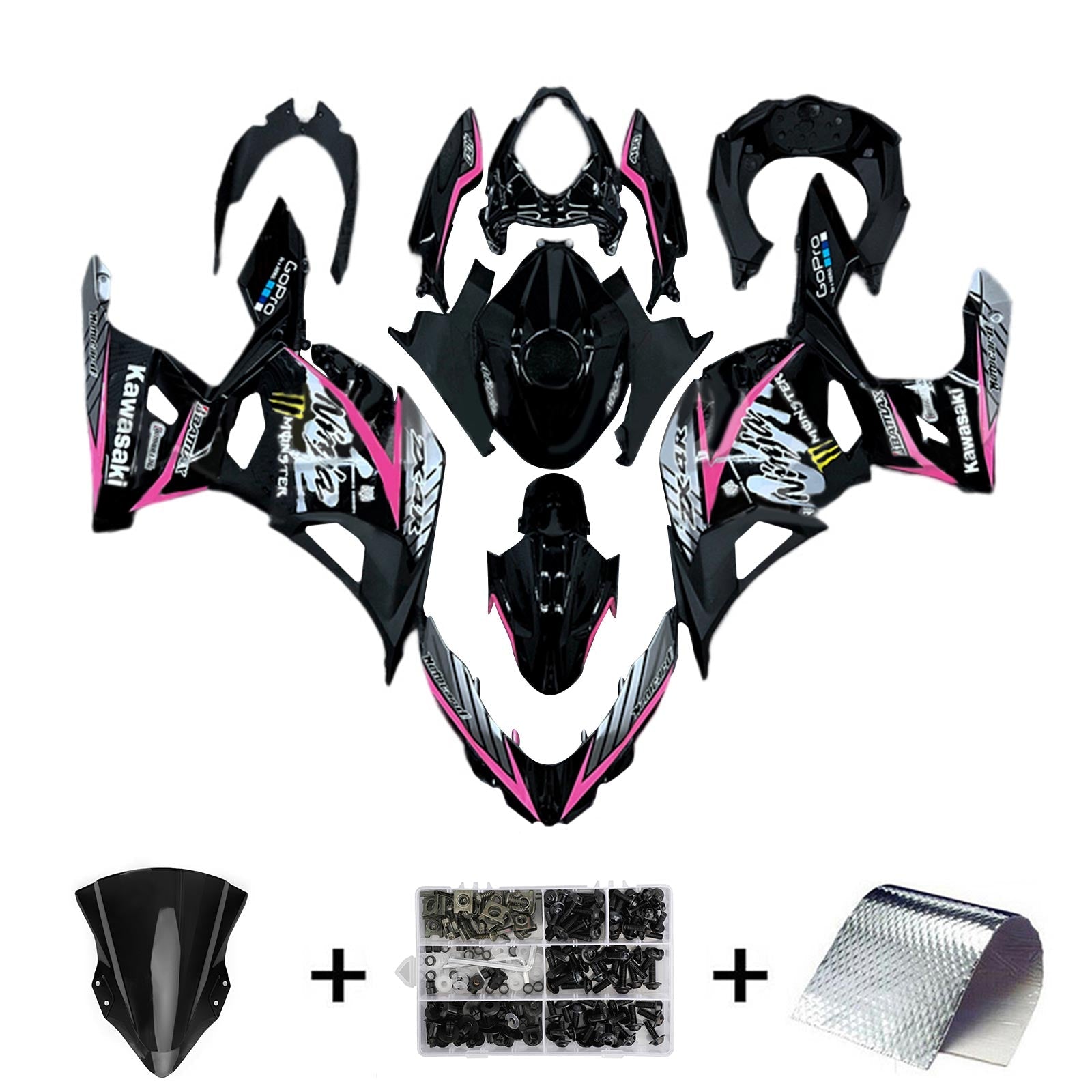 2018-2024 Kawasaki EX400/Ninja400 Fairing Kit