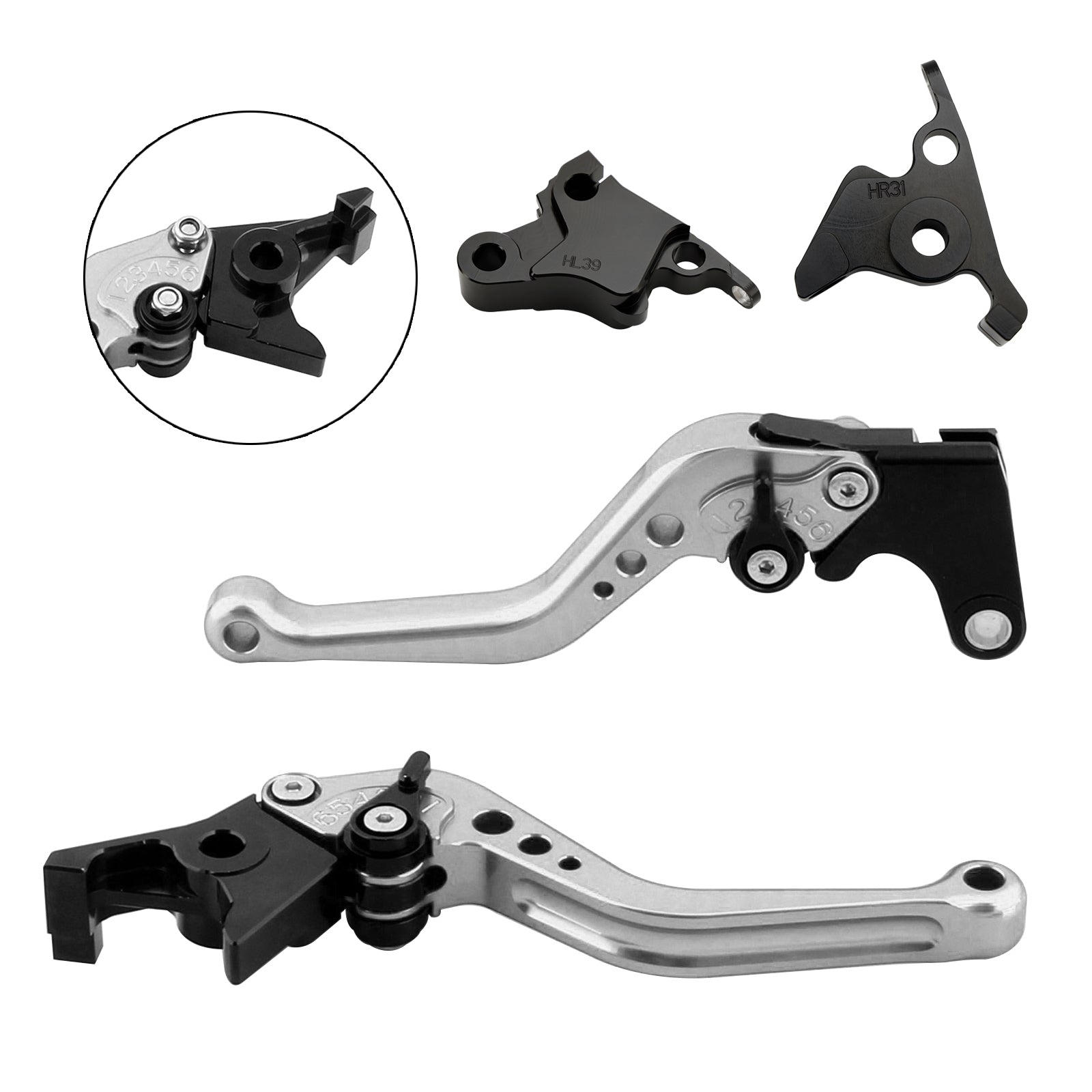 NEW Short Clutch Brake Lever fit for CFMOTO 450SS 450SR 21-23 450NK 23-24