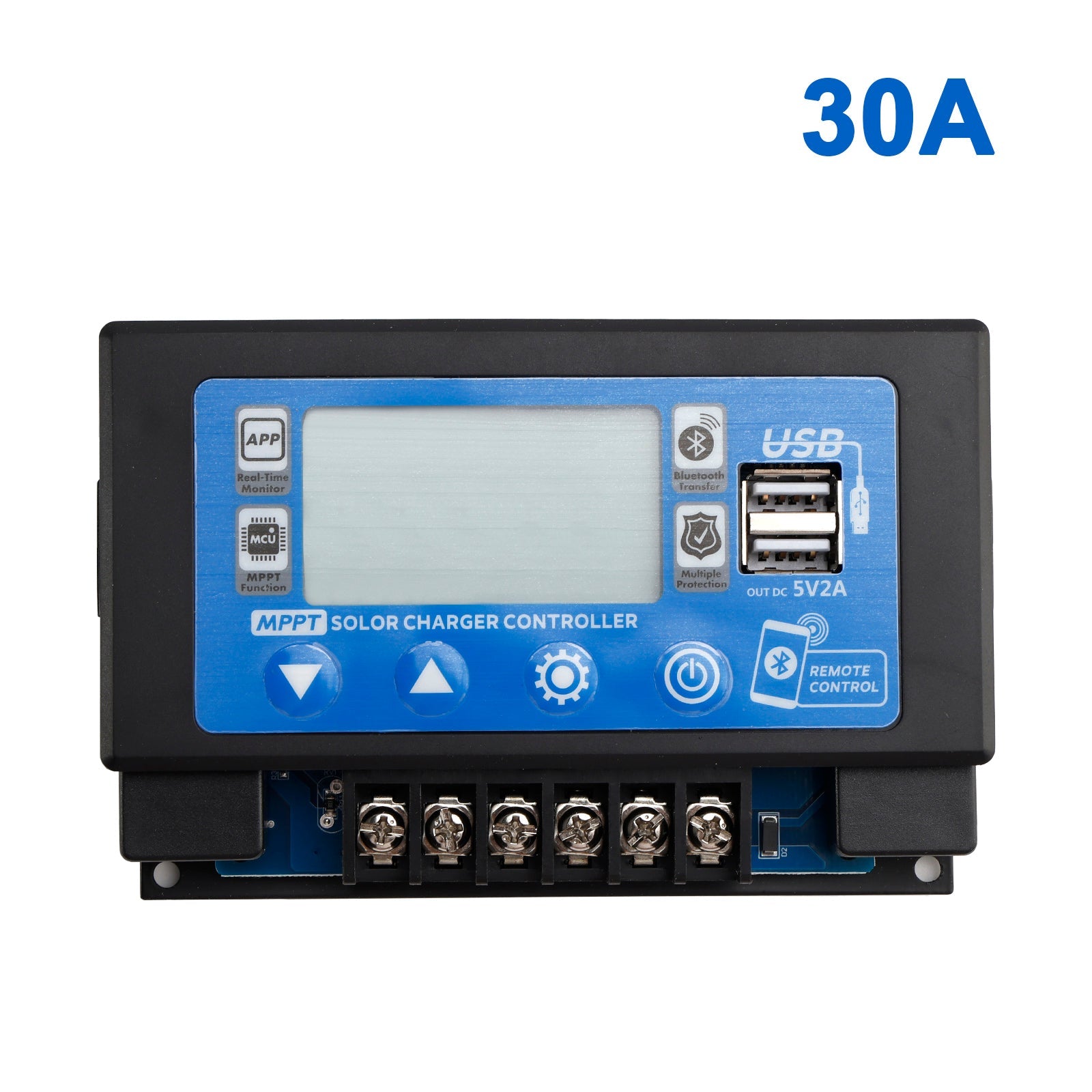 30A/60A Embedded Snap-On Energy Storage Dedicated MPPT Solar Controller Bluetooth