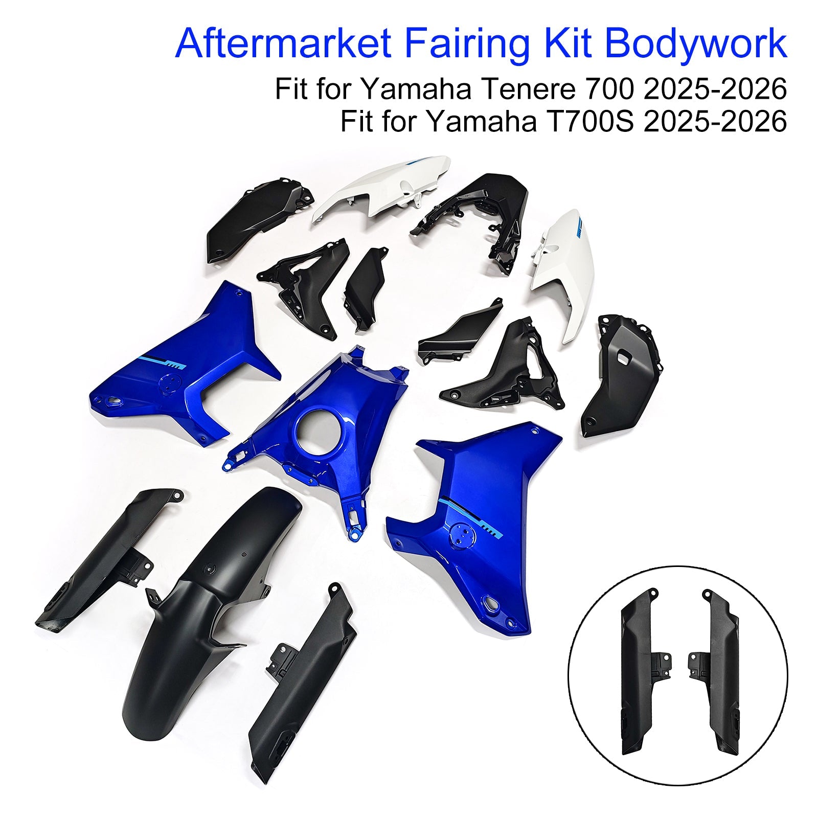 Injection Bodywork Fairing Kit for Yamaha Tenere 700 T700S 2025-2026