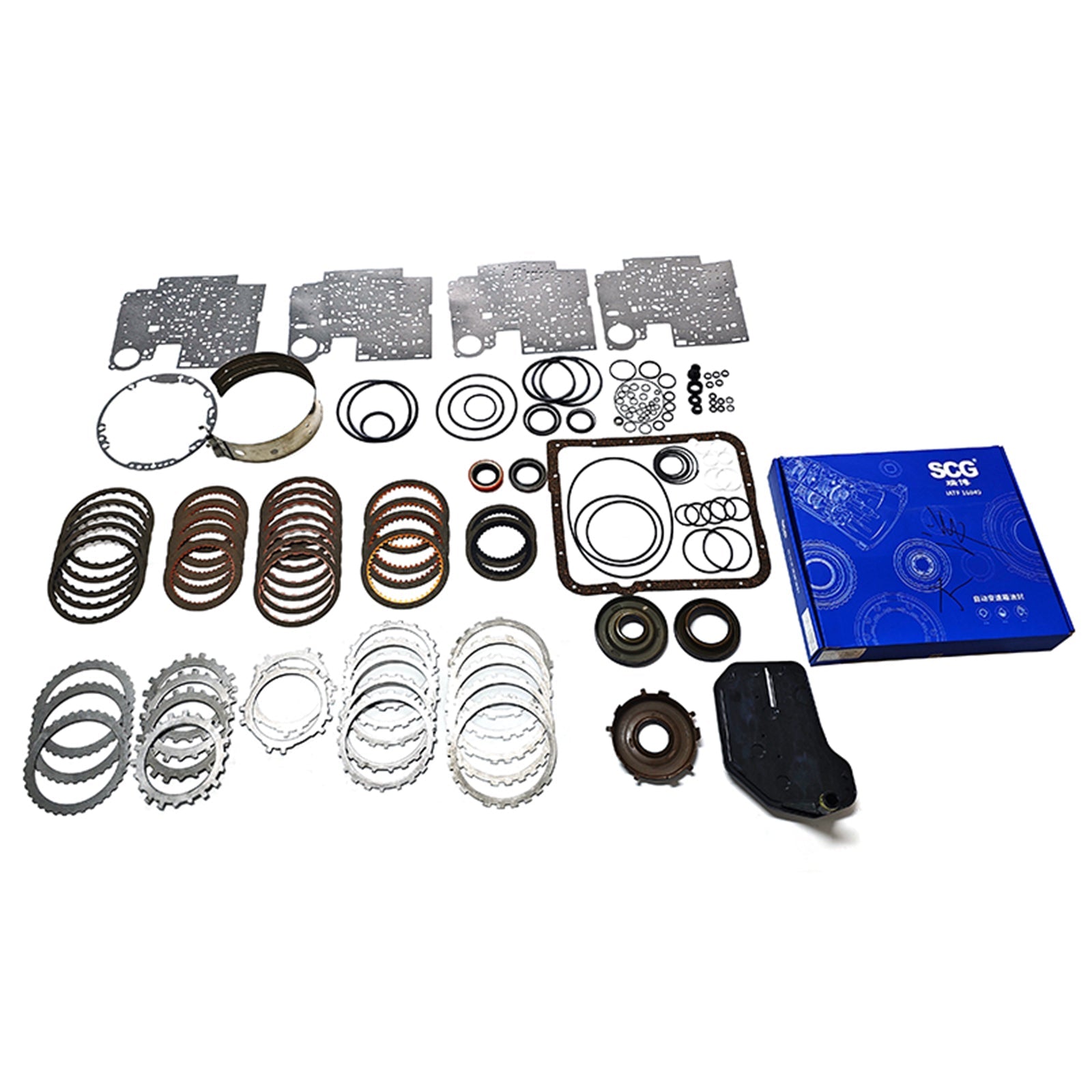 2004 & Up GM 4L60E Transmission Super Master Rebuild Kit with Steels & Pistons
