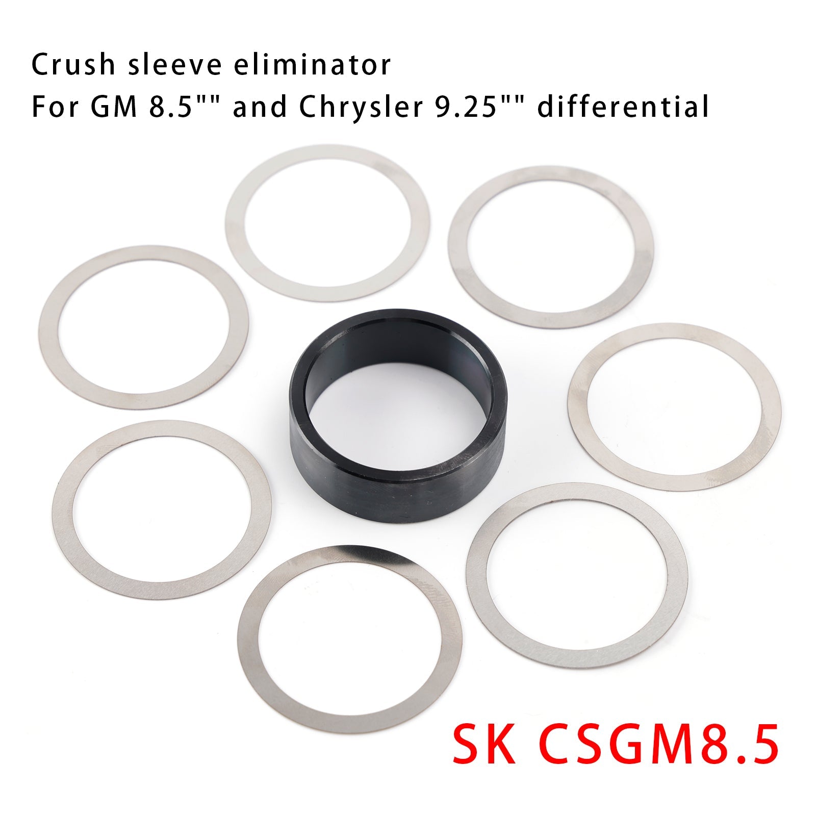 Gear & Axle (SK CSGM8.5) Crush Sleeve Eliminator Kit For GM 8.5 Differentia