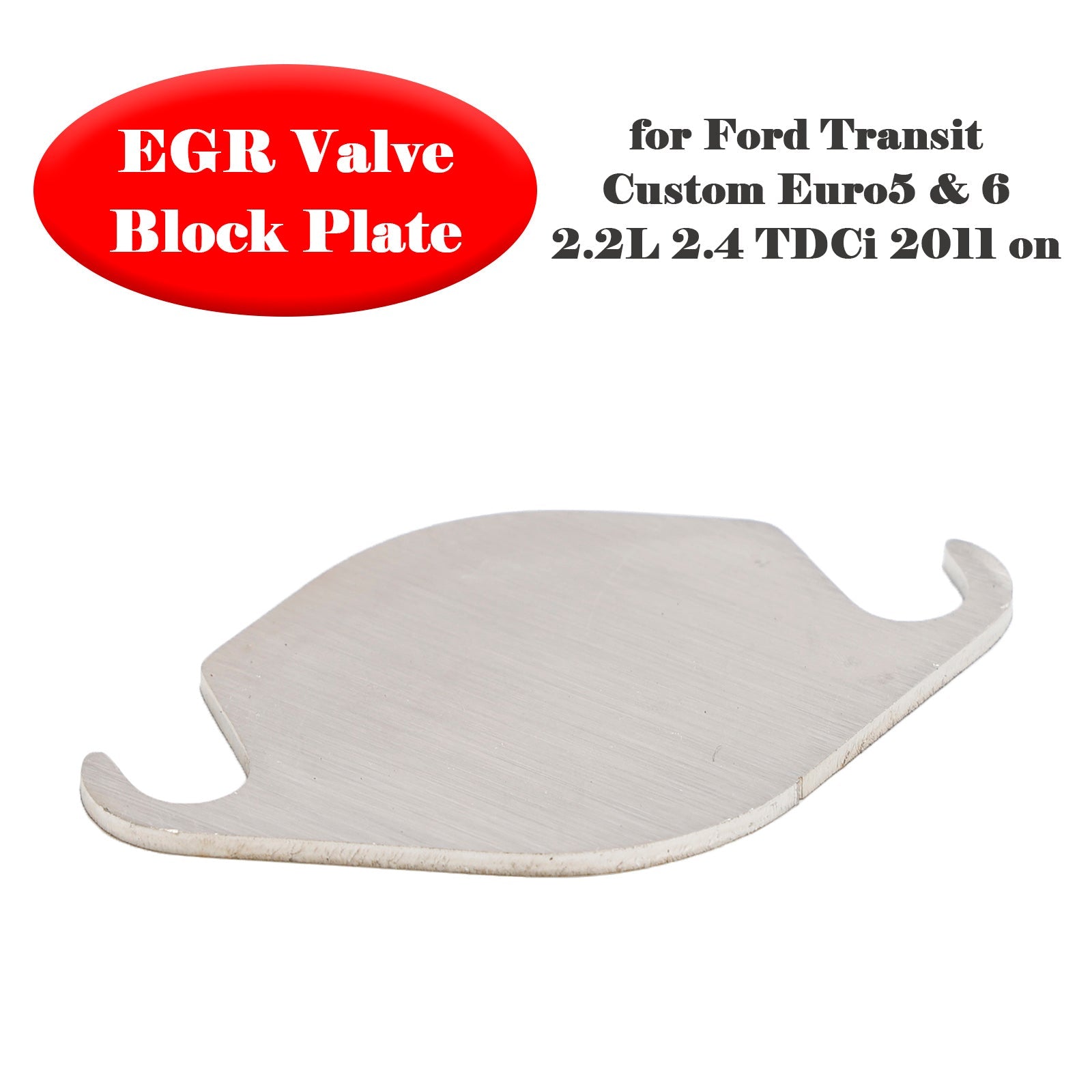 2011 on Ford Transit Custom Euro5 & 6 2.2L 2.4 TDCi EGR Valve Block Plate