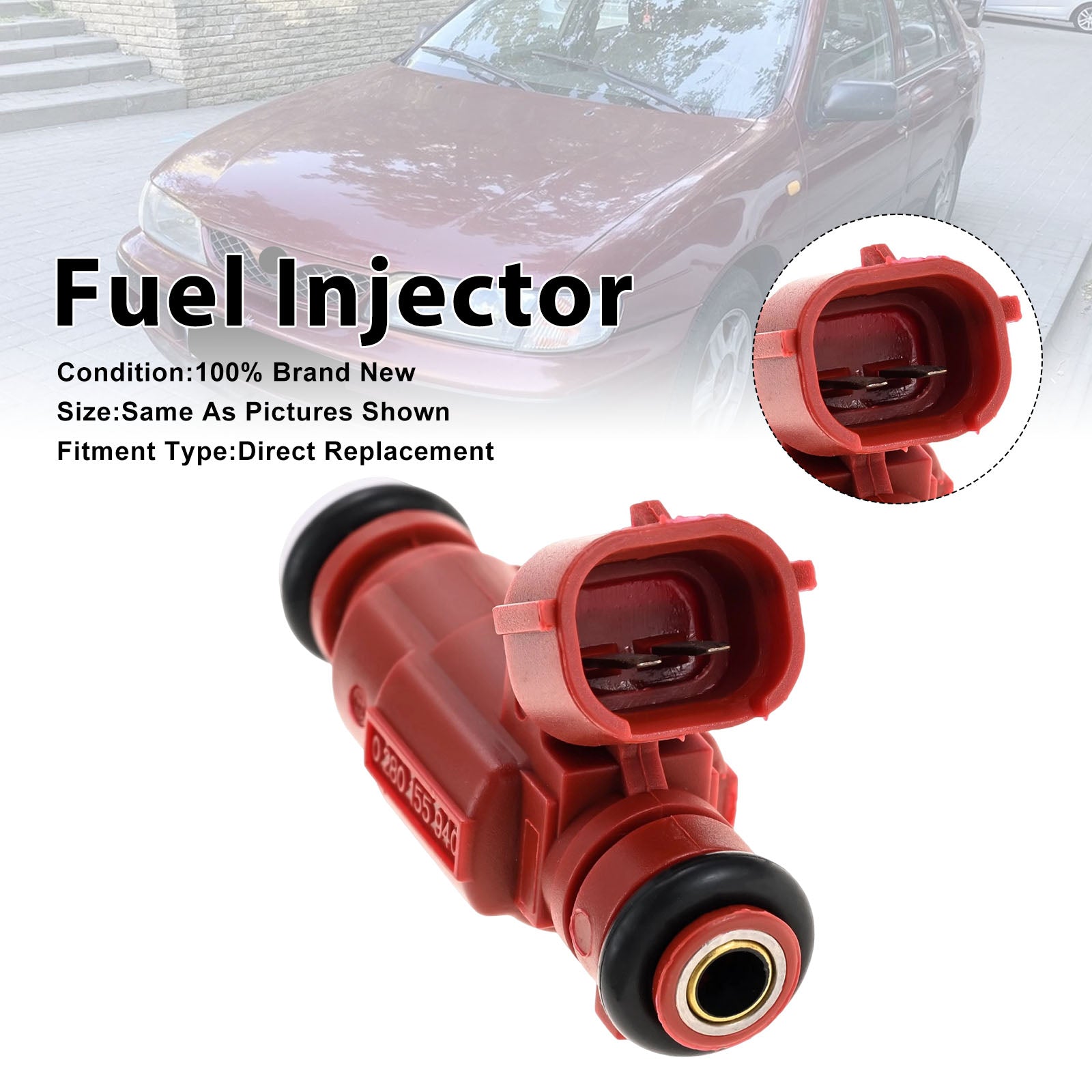 1Pcs Fuel Injector For Nissan Almera Primera 96-08 0280155940 16600-9F600