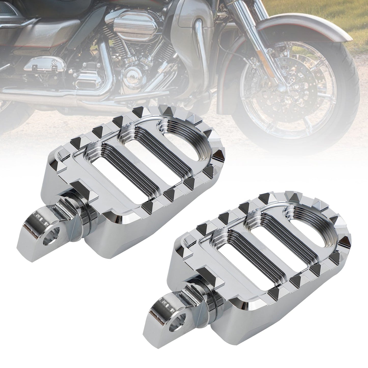 Dyna Sportster 883 Electra Glide Road Glide Front Footrests Foot Peg