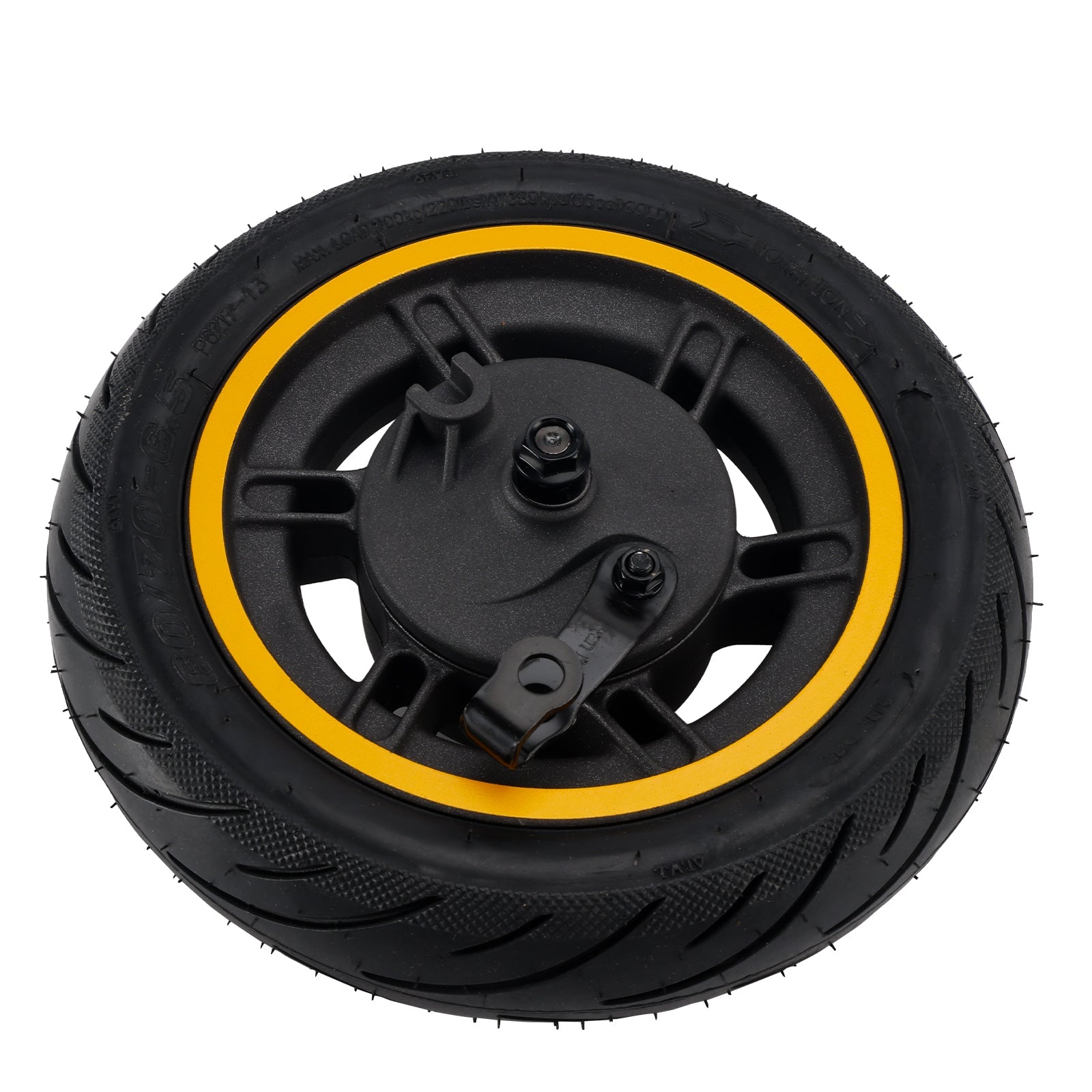 10" Solid Tire Front Wheel 60/70-6.5 Scooter Replacement for Ninebot Max G30