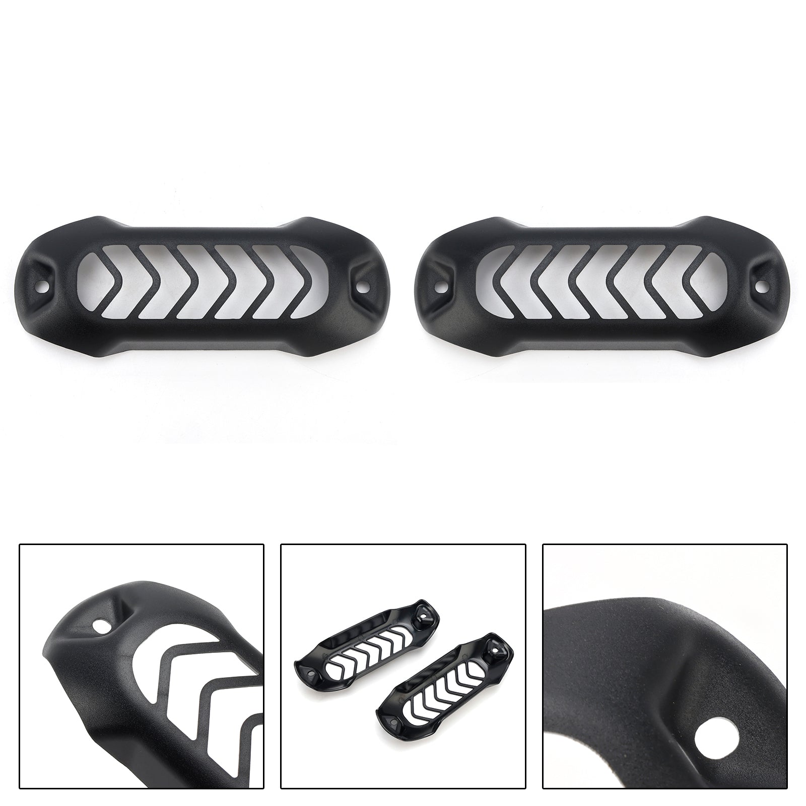 2024-2025 Bmw R1300Gs Adv Led Cover Spot Light Guard Protector Grill Black