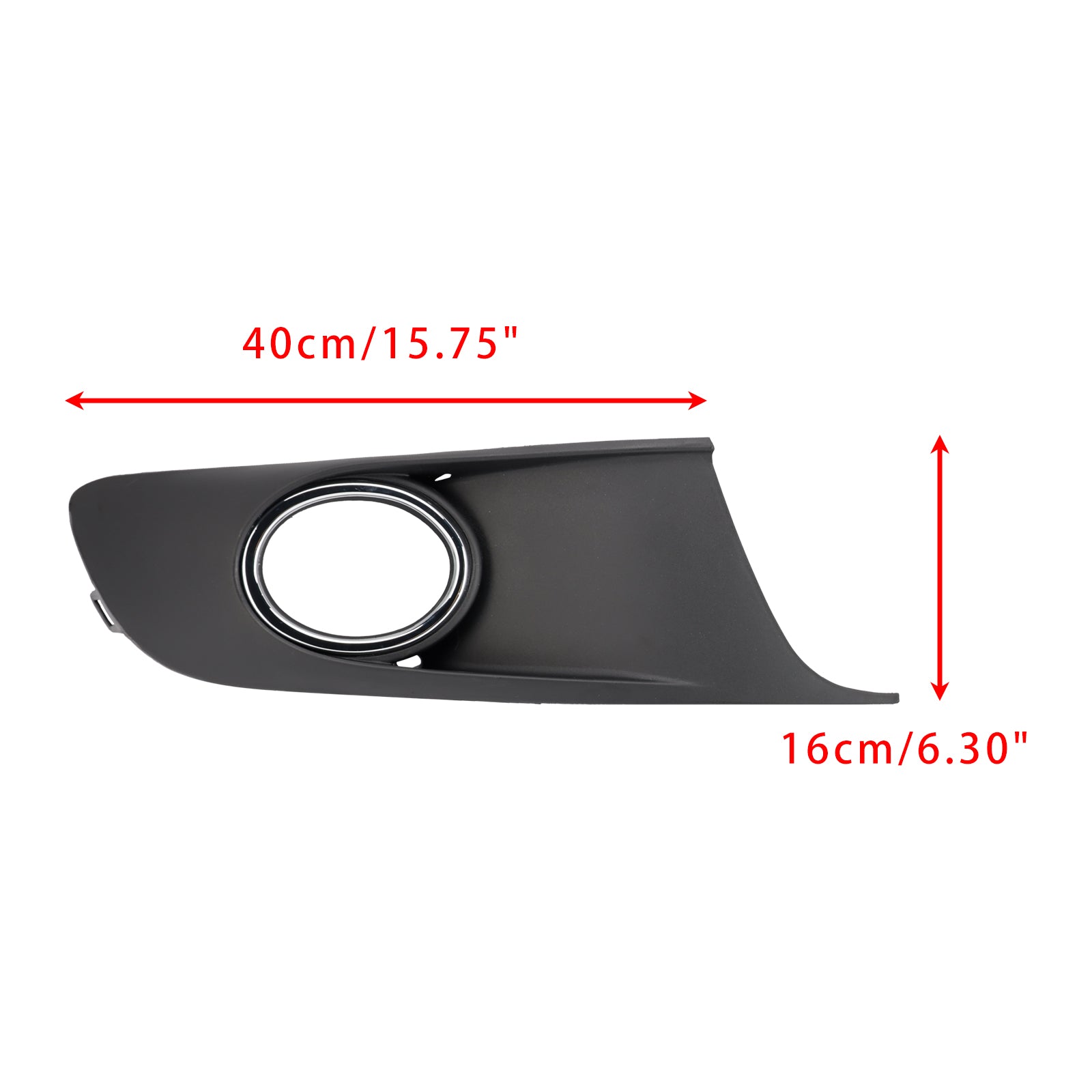 2011-2015 Volkswagen VW Caddy Touran 2PCS Bumper Fog Light Lamp Trim Covers Grill Chrome