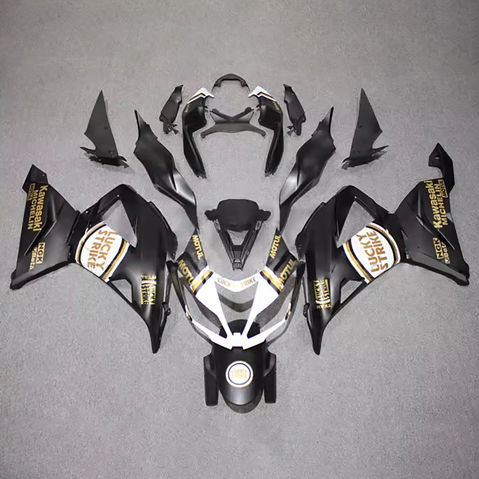 Injection Fairing Kit Bodywork Plastic ABS fit For Kawasaki ZX6R 636 2013-2018