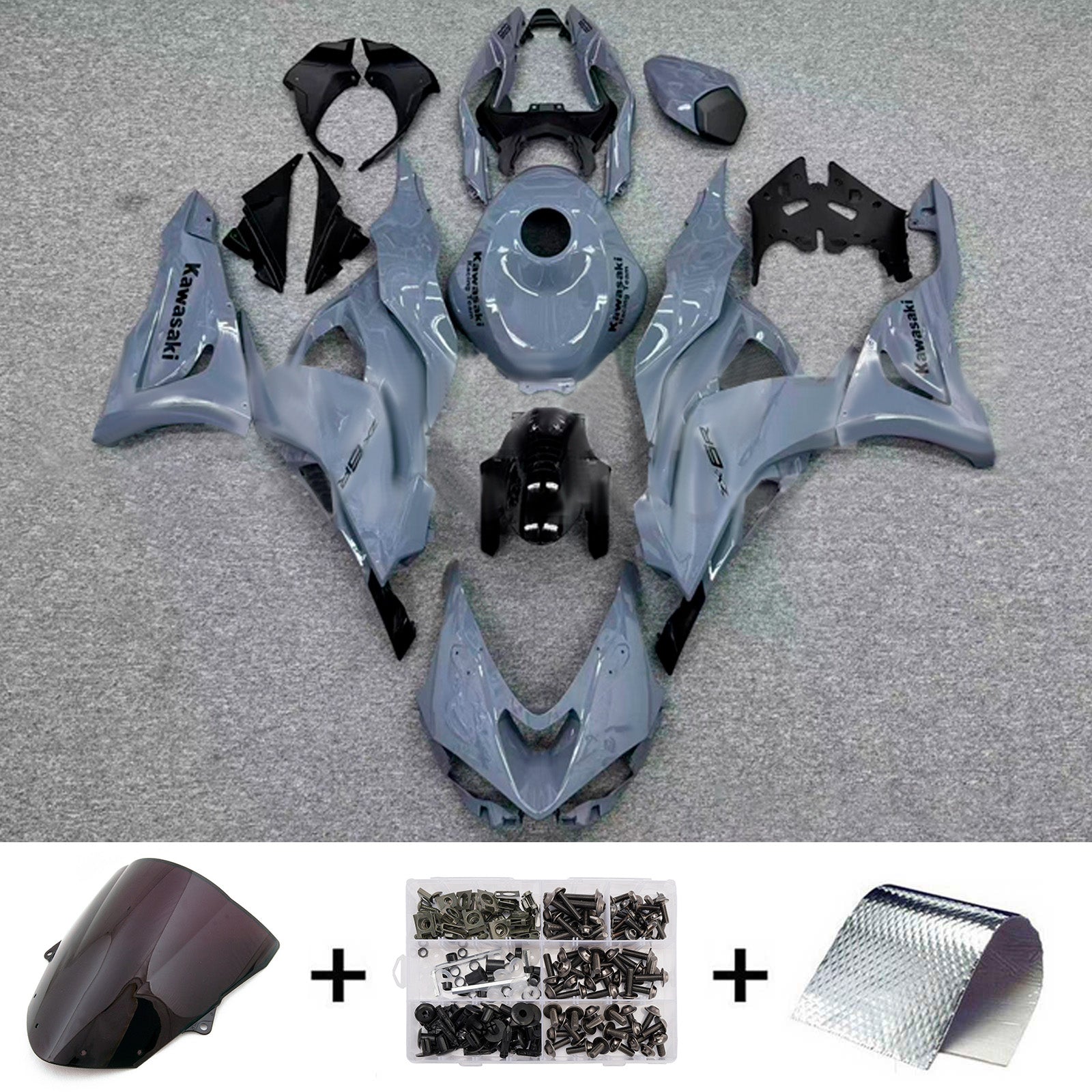 Injection Fairing Kit Bodywork Plastic ABS fit For Kawasaki ZX-6R 2024-2025