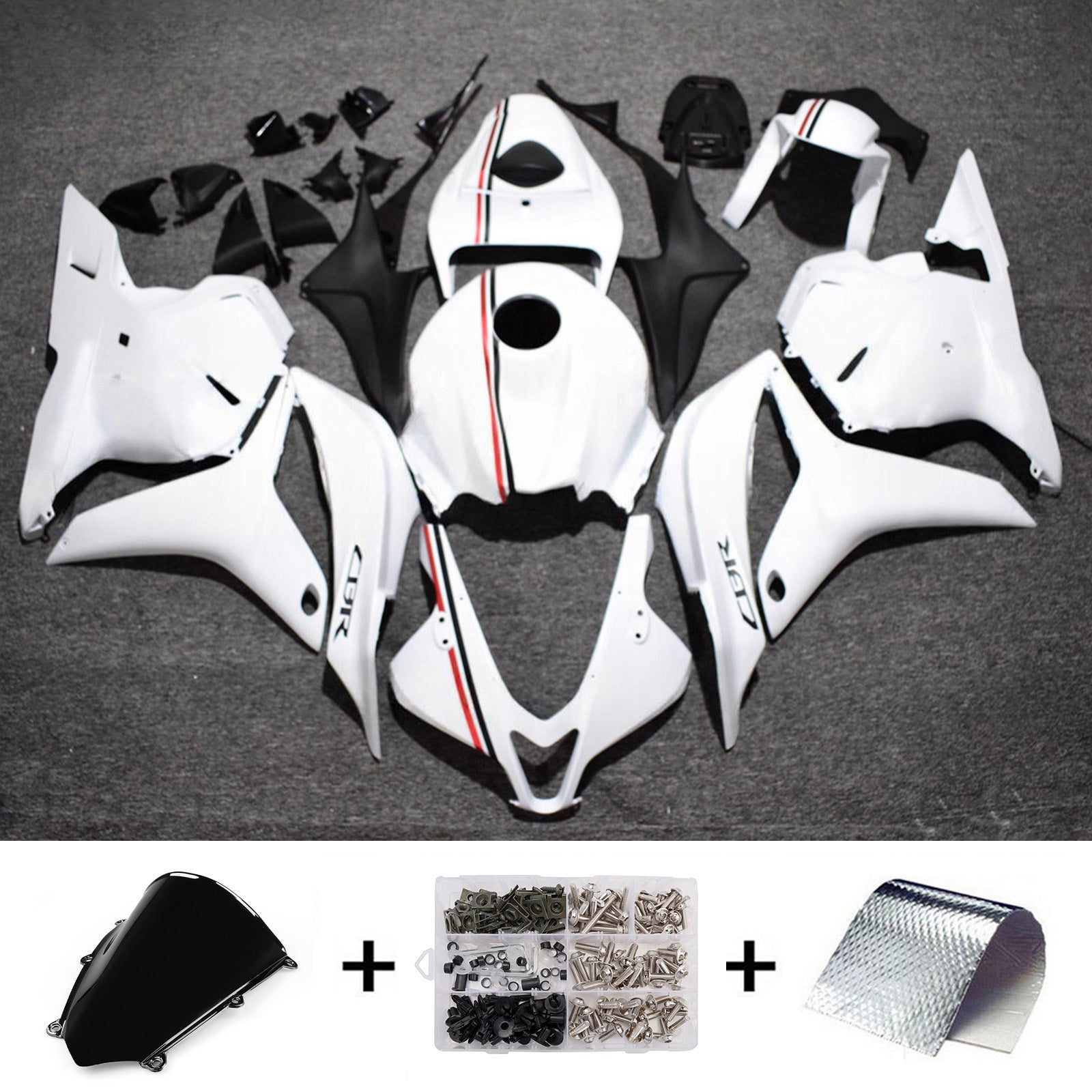 Injection Fairing Kit Bodywork Plastic ABS For Honda CBR600RR 2009-2012 F5