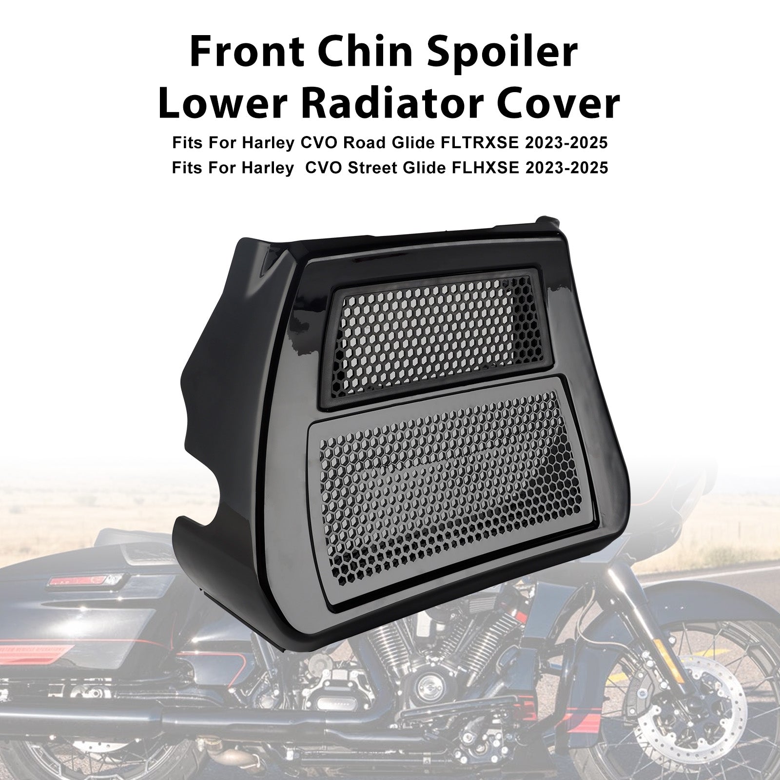 2024-2025 Harley CVO Road Glide ST FLTRXSTSE Lower Chin Spoilers Radiator Guard Cover