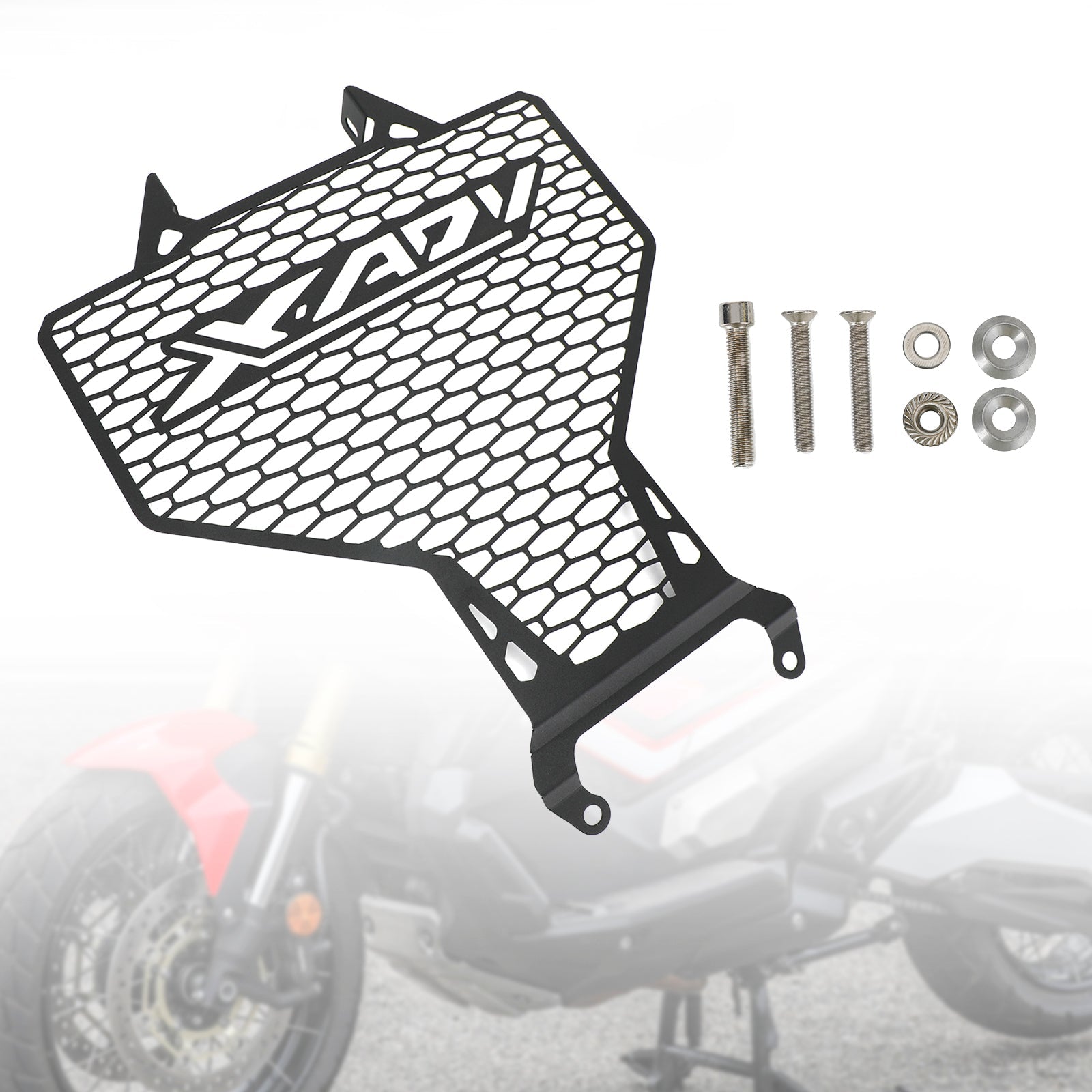 Radiator Guard Protector Radiator Cover Black For Honda X-Adv 750 21+ 2022