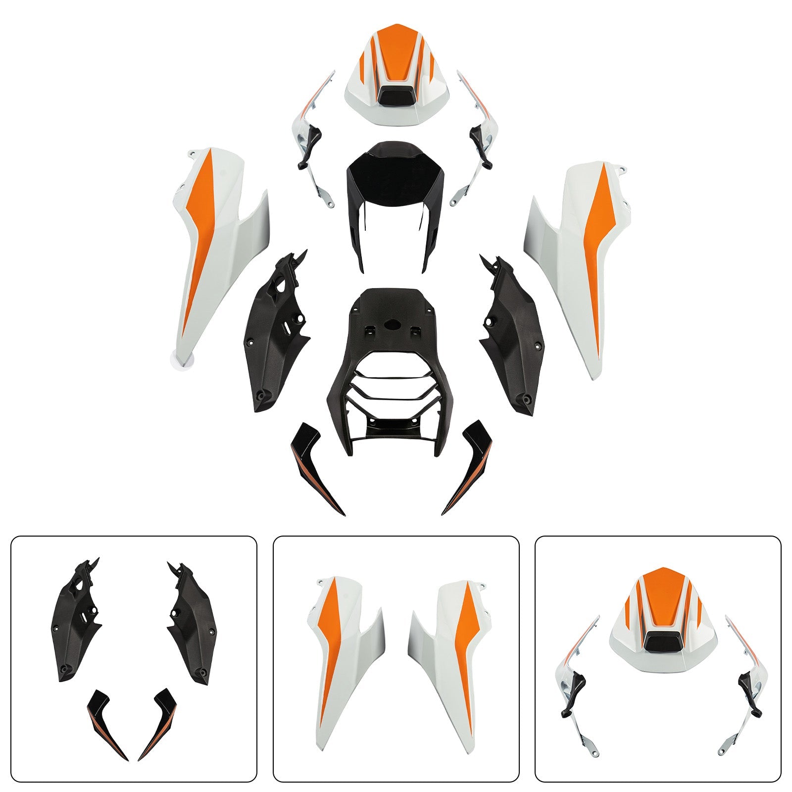 Injection Bodywork Fairing Kit for 390 DUKE 2017-2023