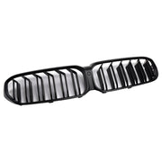2021-2024 BMW G30 G31 LCI Matte Black Dual Slats Front Kidney Grille