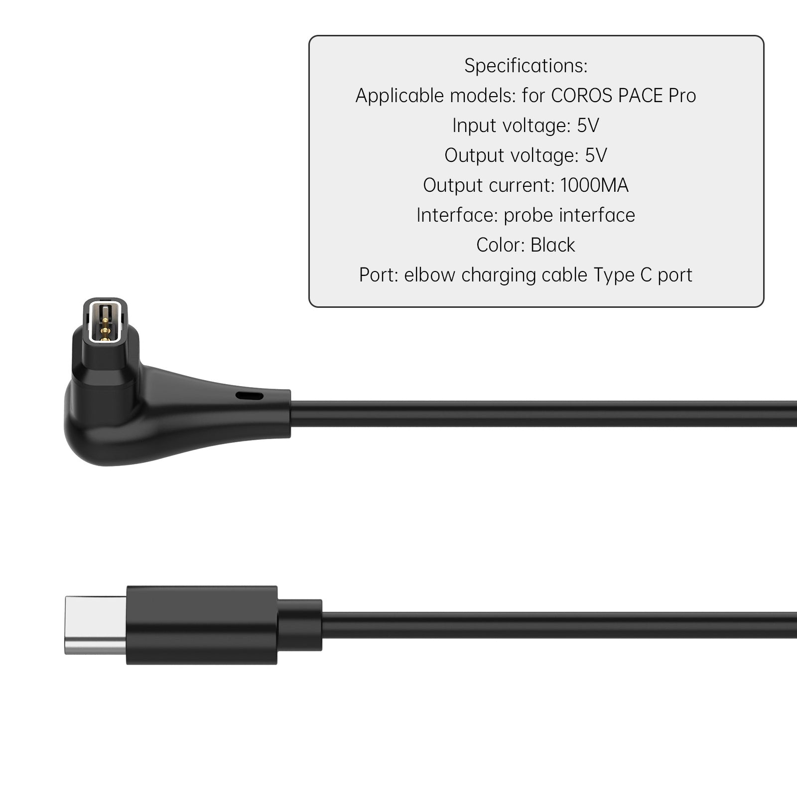 COROS PACE Pro Watch Charging Cable Charger Adapter For COROS PACE Pro Watch