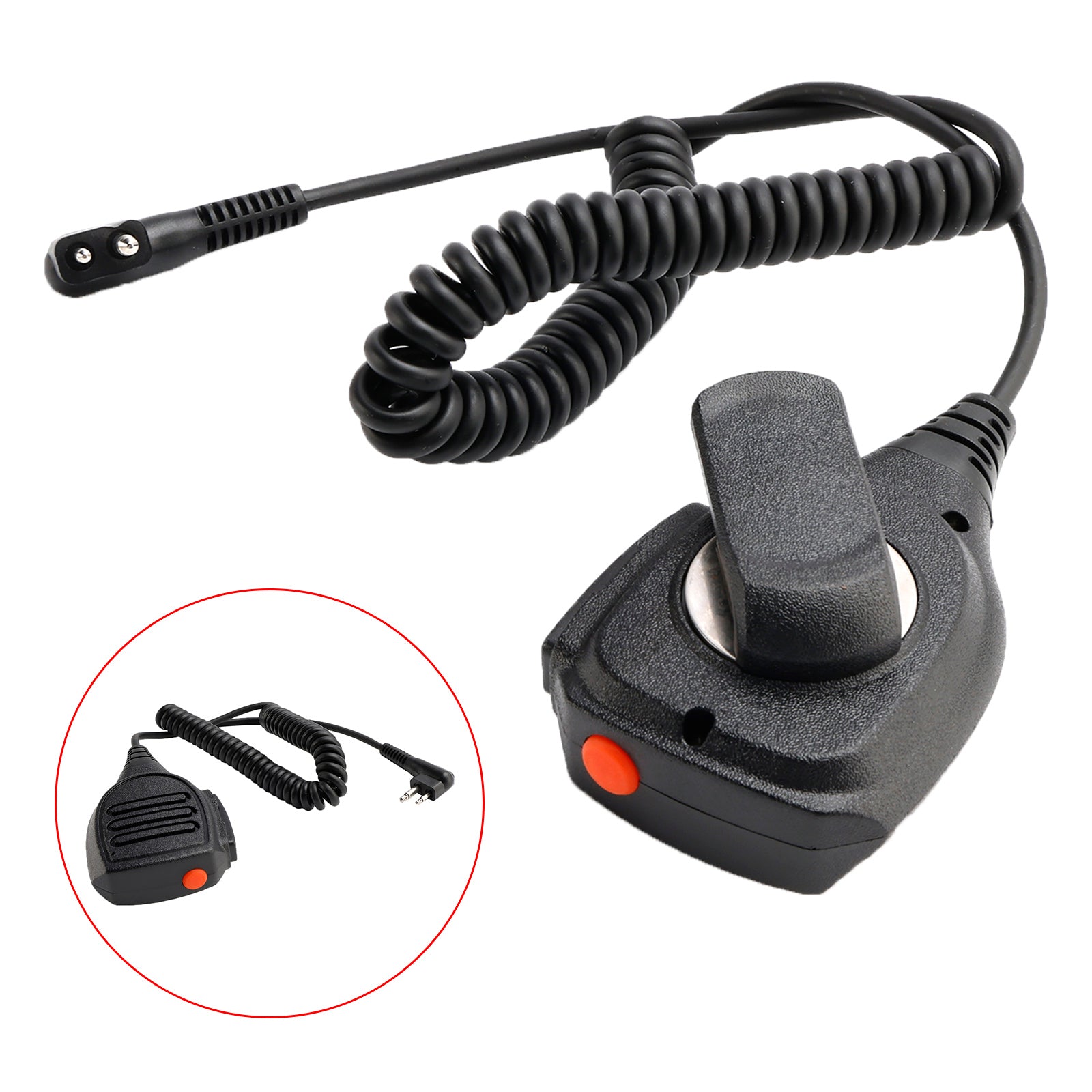 M-SM1602 Dual PTT Microphone Speaker For GP300 CP100 SP50+ Z418 P110 V468 EP350