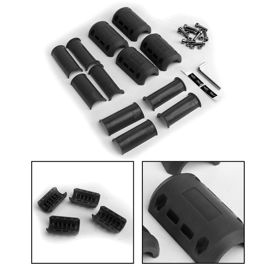 22mm-25mm-28mm 2x Motorcycle Engine Frame Bar Protection Guard Bumper Decor Block Ground Crash Slider Pads