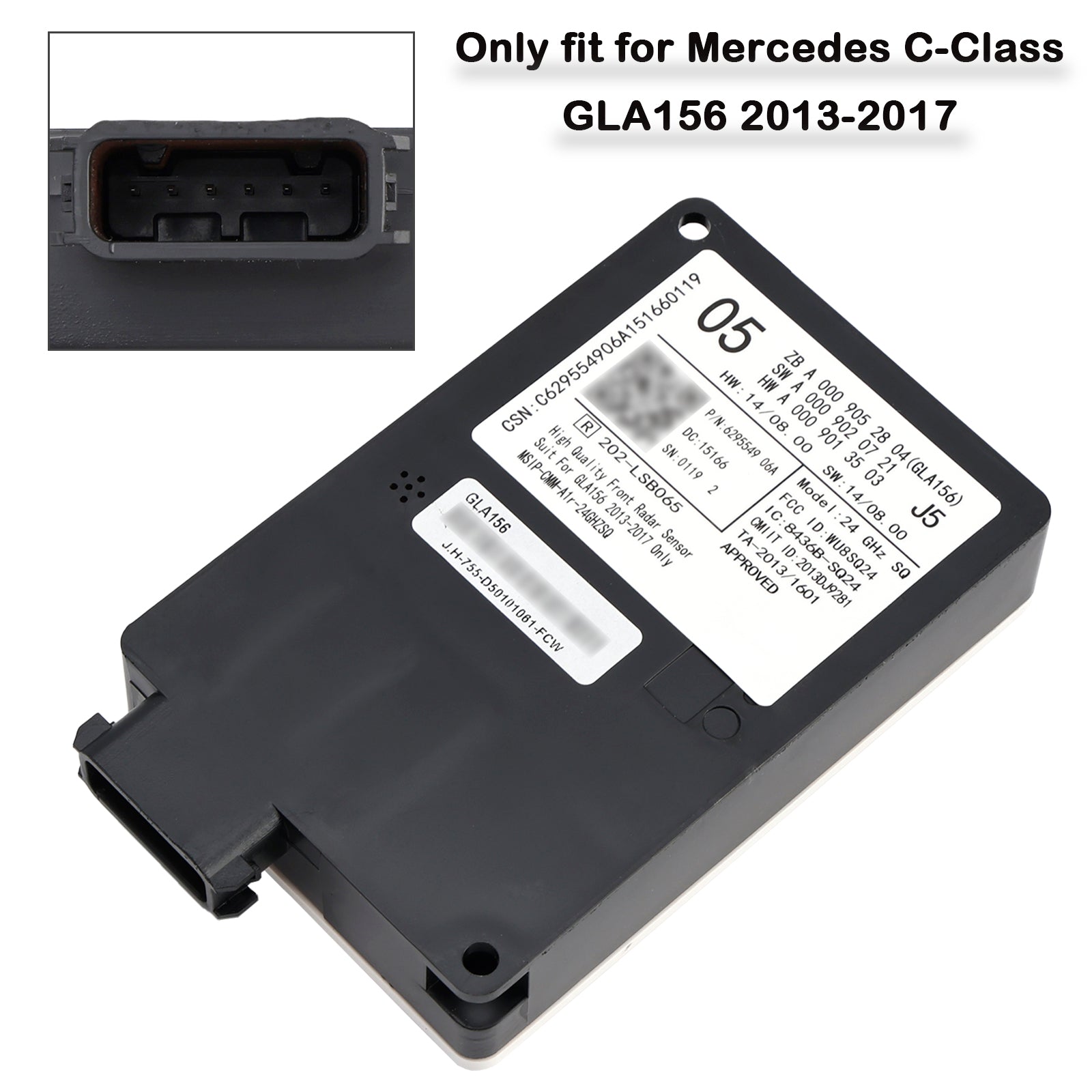 2013-2017 Mercedes C-Class GLA156 Front Radar Sensor Control Unit A0009052804 A0009020721 A0009013503