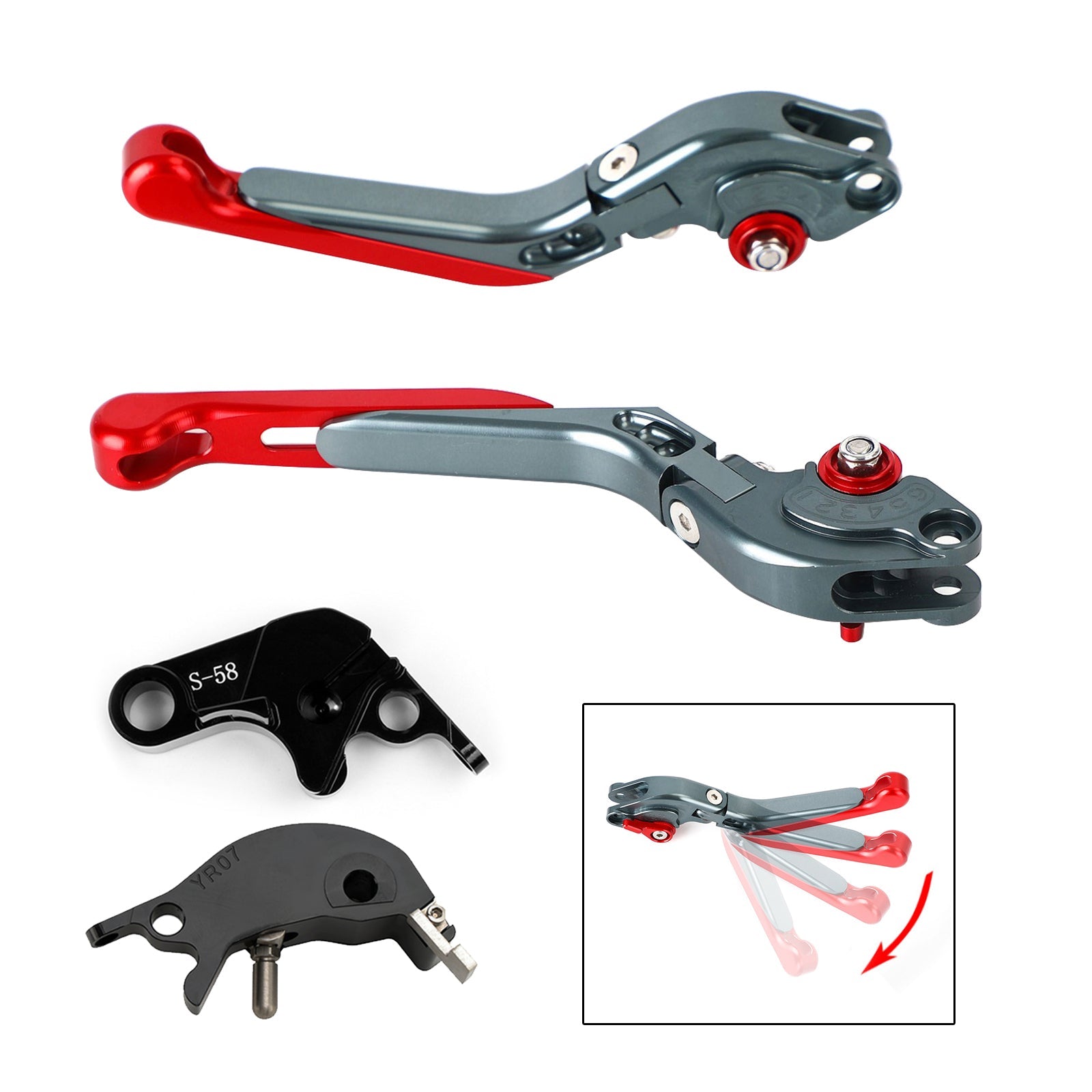 2022-2023 YAMAHA YZF R7 MT-10/SP FZ-10/SP Adjustable Clutch Brake Lever