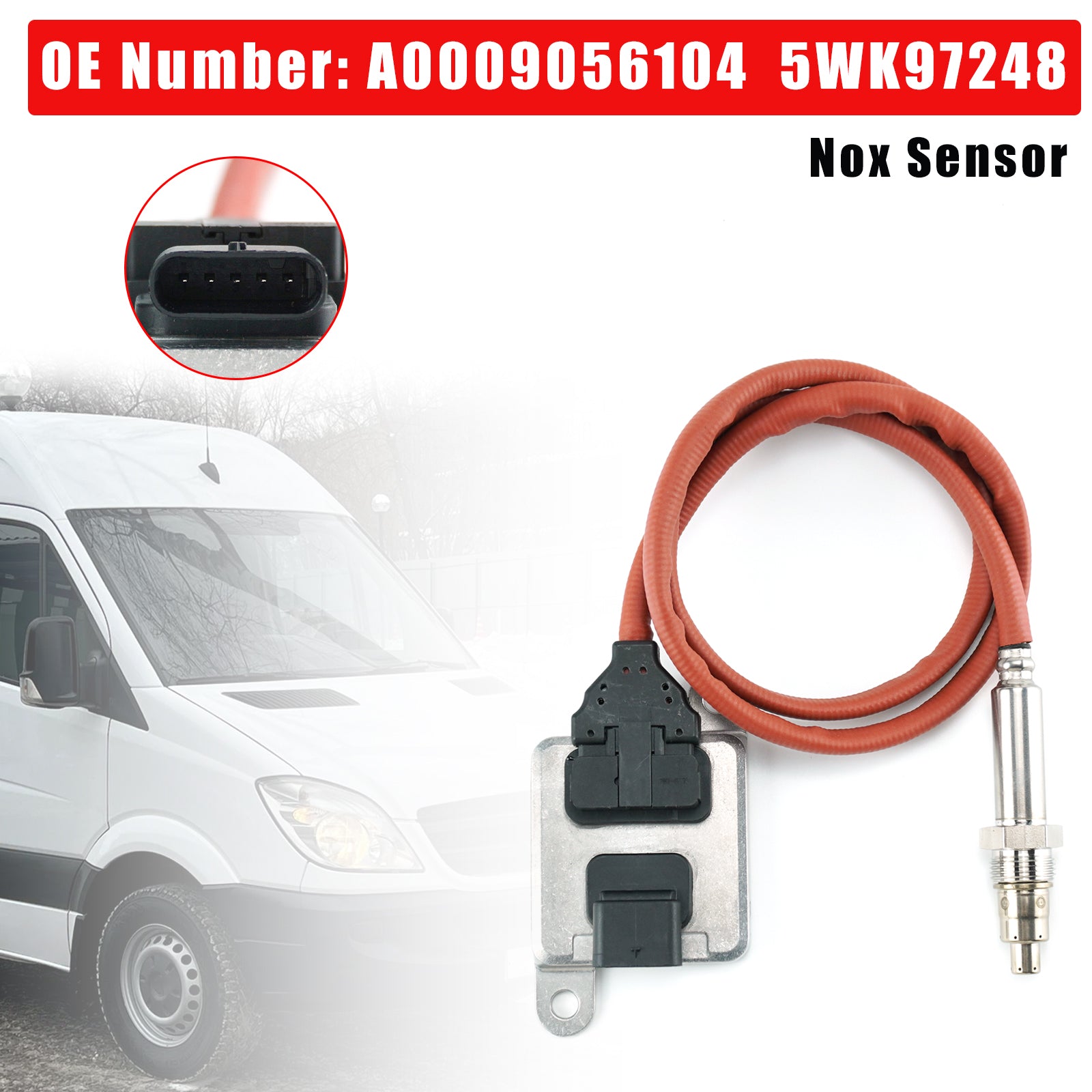 Nitrogen Oxide Sensor A0009056104 5WK97248 For Mercedes-Benz C-CLASS E-CLASS SPRINTER