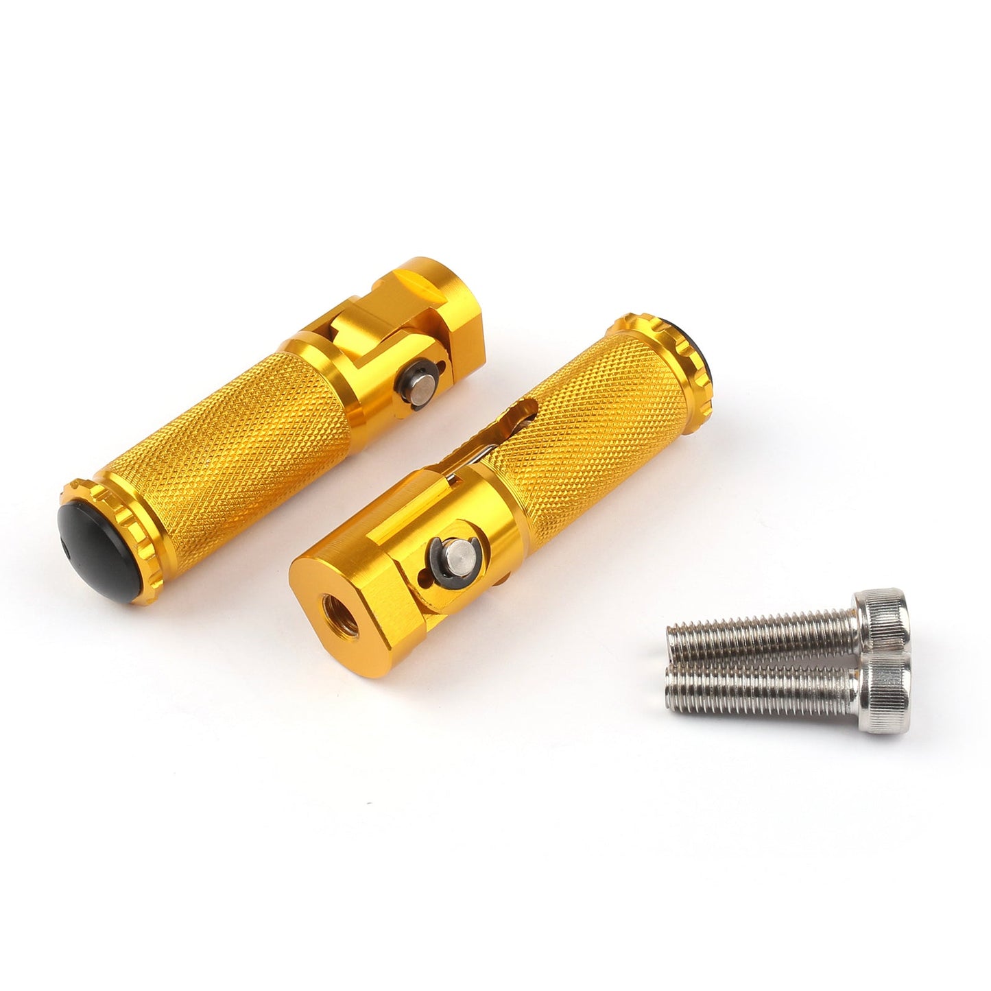 CNC Folding Foot Pegs Footpeg Rear Set Rest Racing For Universal Motorcycle