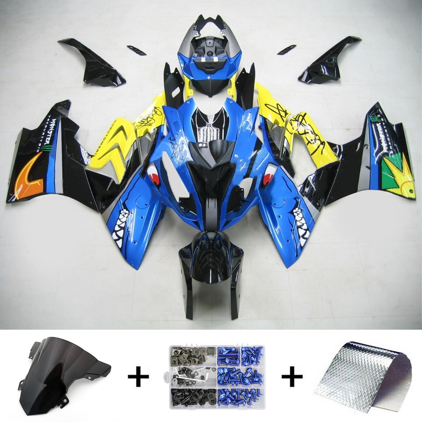 2017-2018 BMW S1000RR Fairing Kit Bodywork Plastic ABS Generic