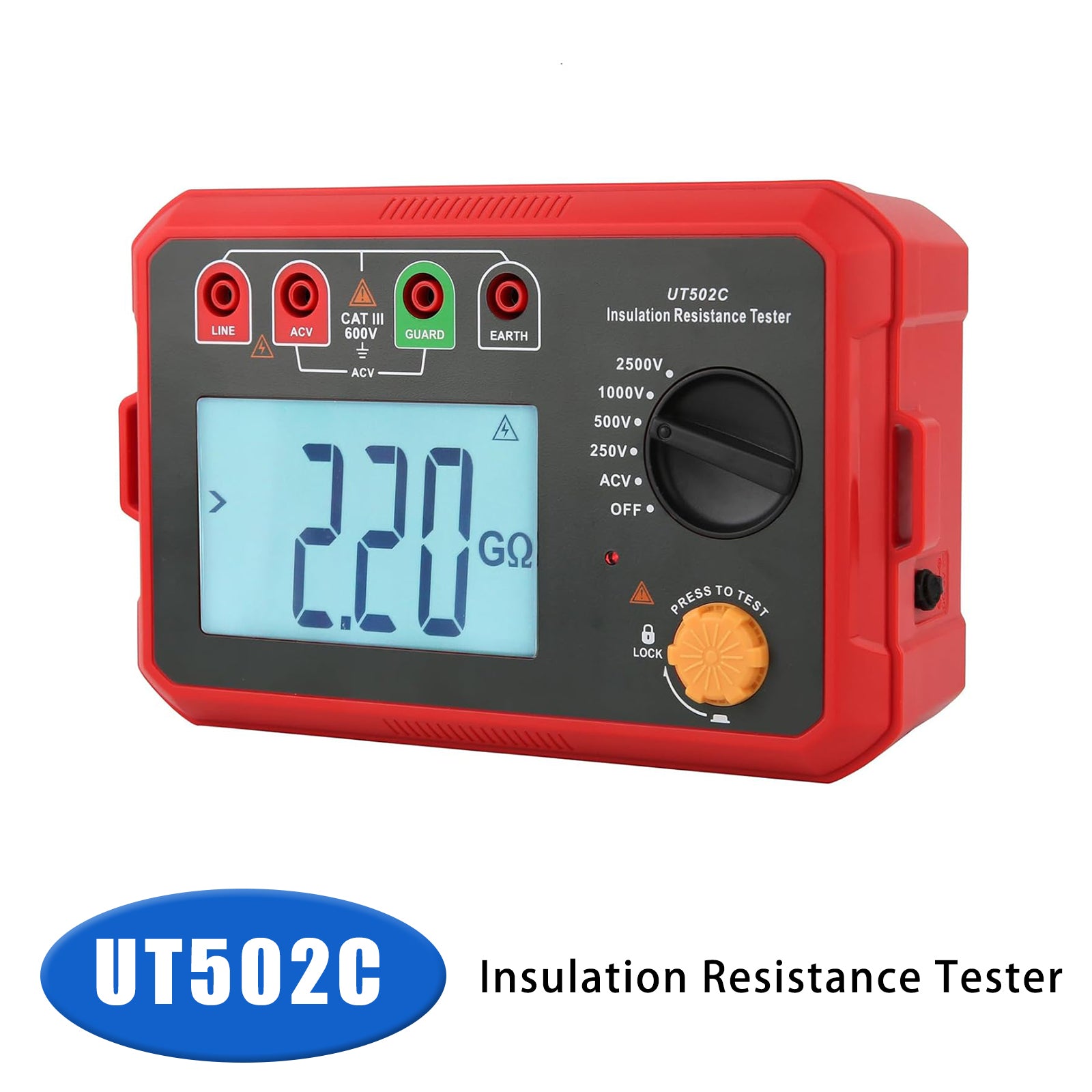 Digital Megohmmeter UT502C Insulation Resistance Tester Multimeter