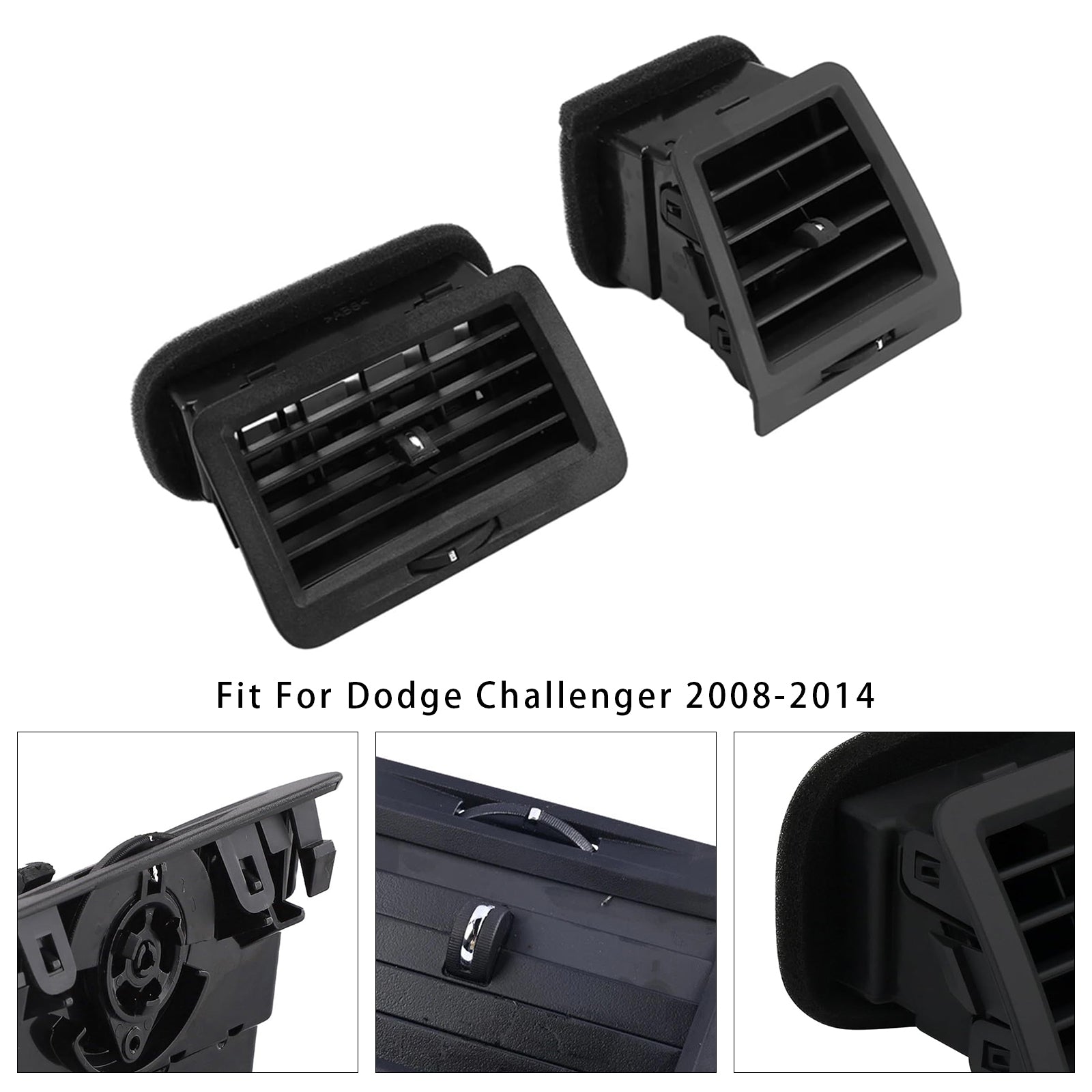 2008-2014 Dodge Challenger LH+RH Dashboard Air A/C Vent 1QL41XDVAA 1QL40XDVAA