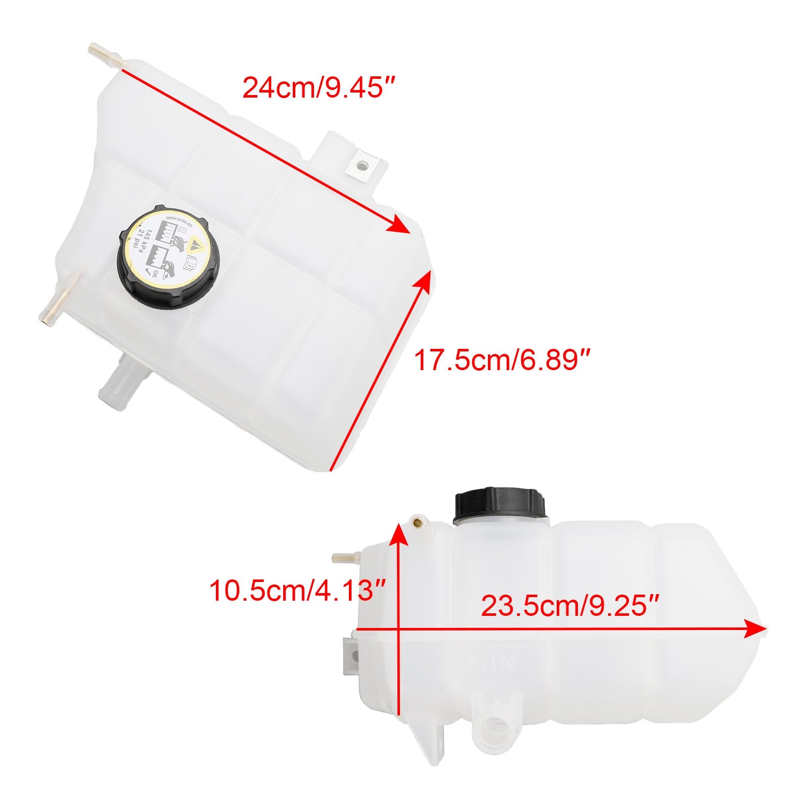2011-2015 Mazda BT-50 Fit Ford Ranger PXCoolant Overflow Bottle Tank