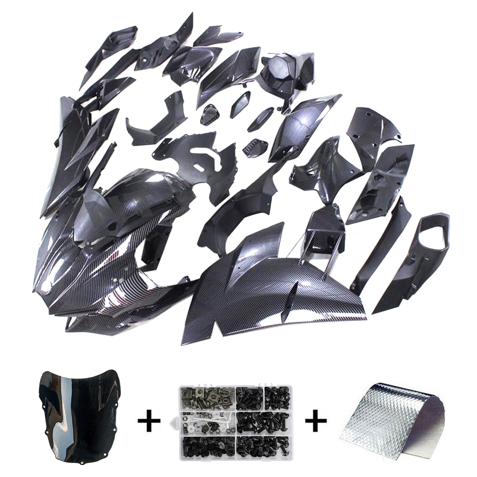 2015-2025 Kawasaki Ninja H2 Injection Fairing Kit Bodywork ABS #101
