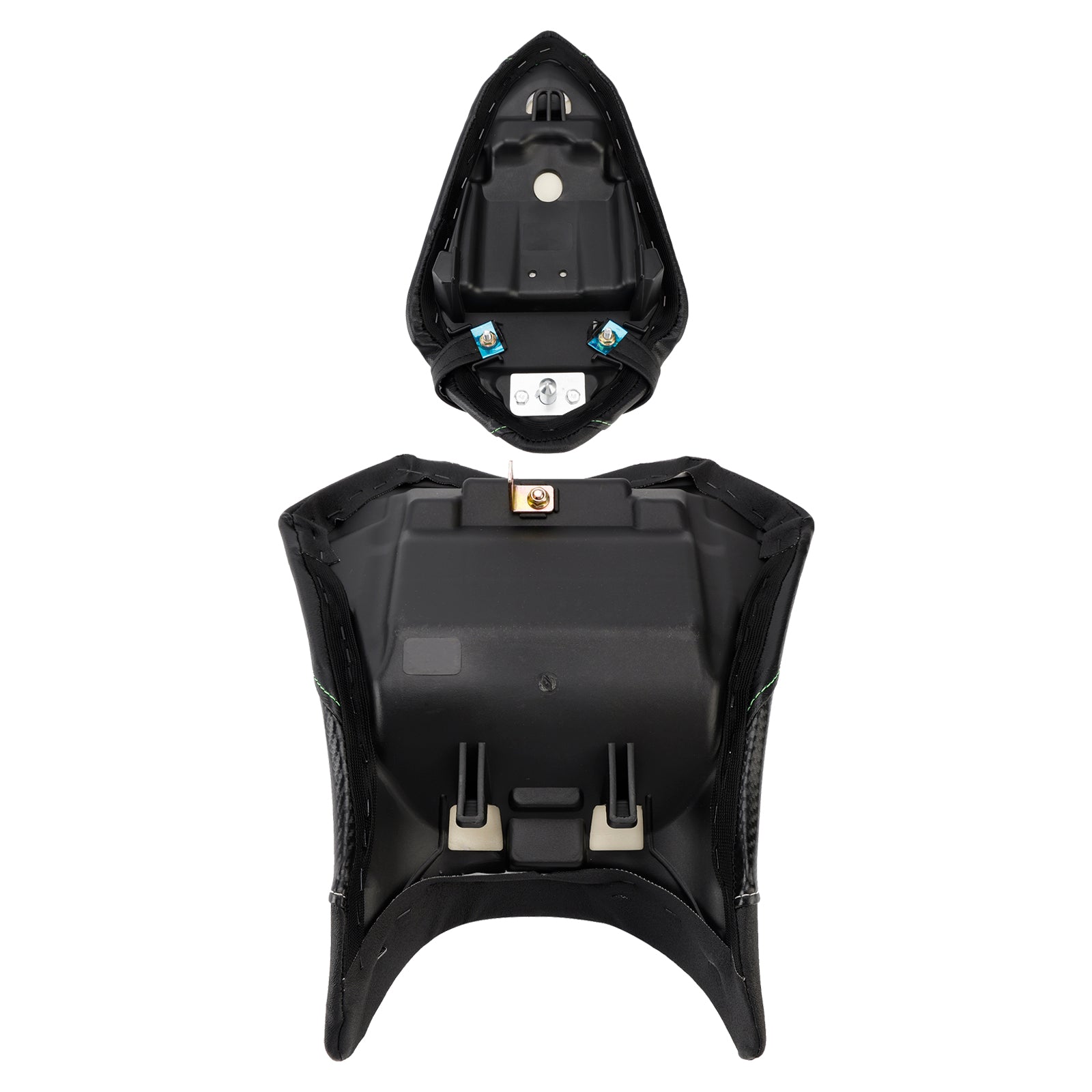 2024-2025 For Kawasaki Ninja 500 Z500 Front&Rear Raider Passenger Cushion Kit Black1