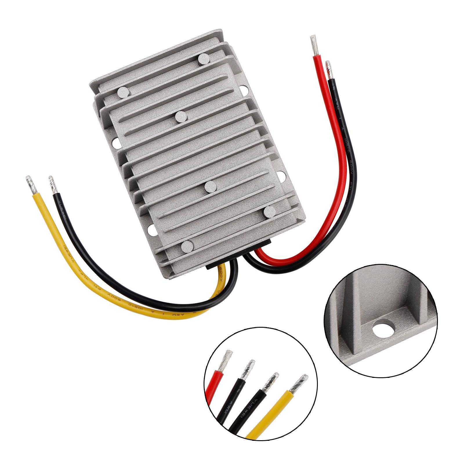 DC 18-36V Converter To DC 24V 20A Boost Buck Power Module Voltage Regulator