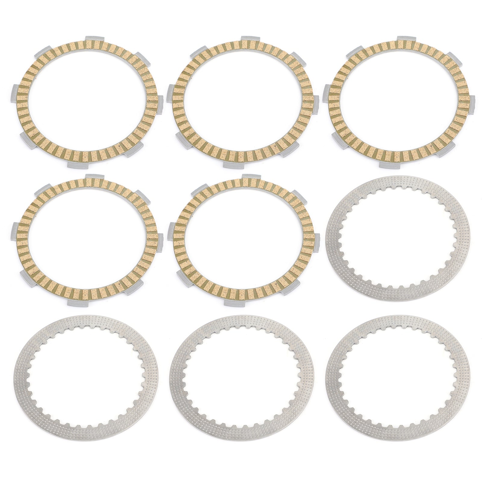 Clutch Kit Steel & Friction Plates for Kawasaki KLF KLT 185 KMX125 200 1985-2002 13088-1016 13089-1012 Generic