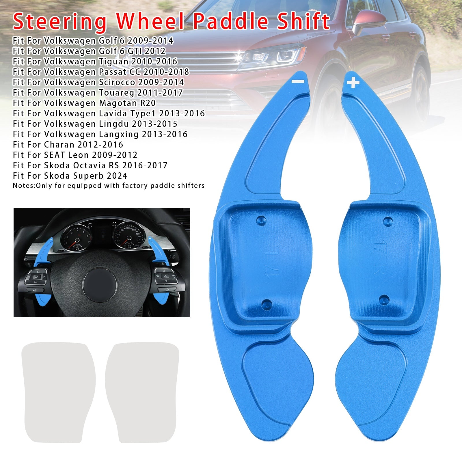 Steering Wheel Paddle Shifter Extension For SEAT VW Scirocco
